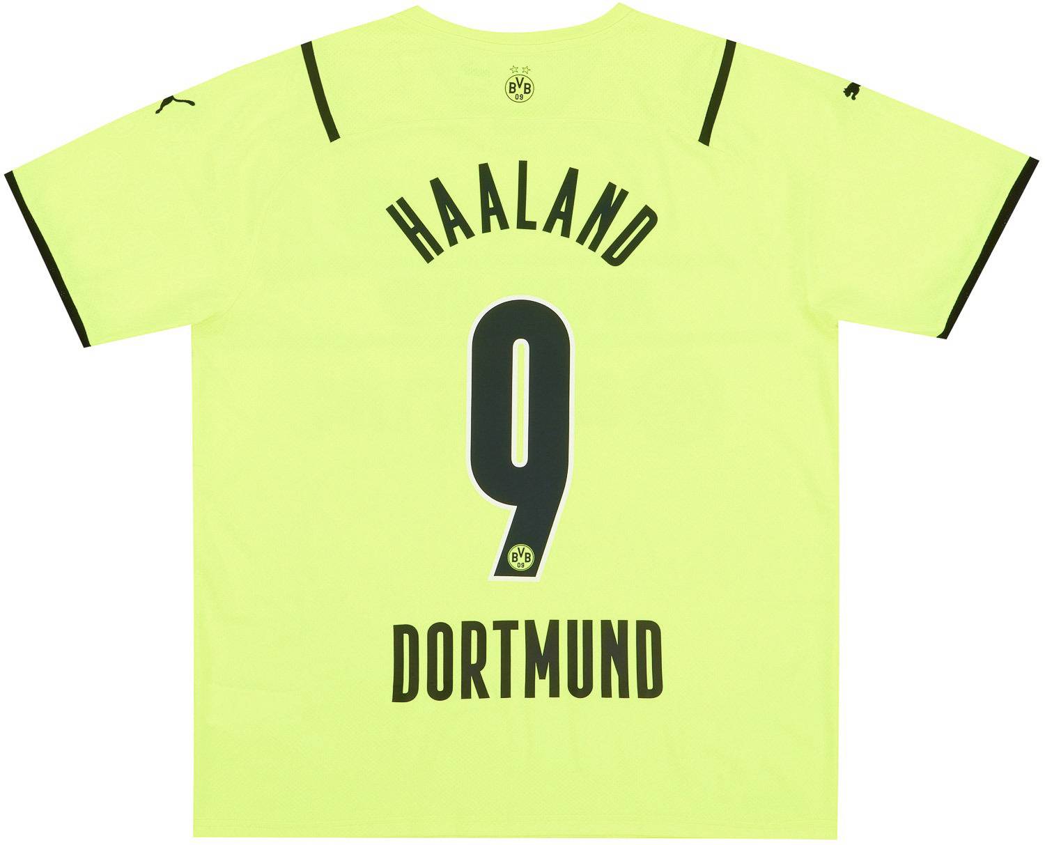 2021-22 Borussia Dortmund Cup Shirt Haaland #9