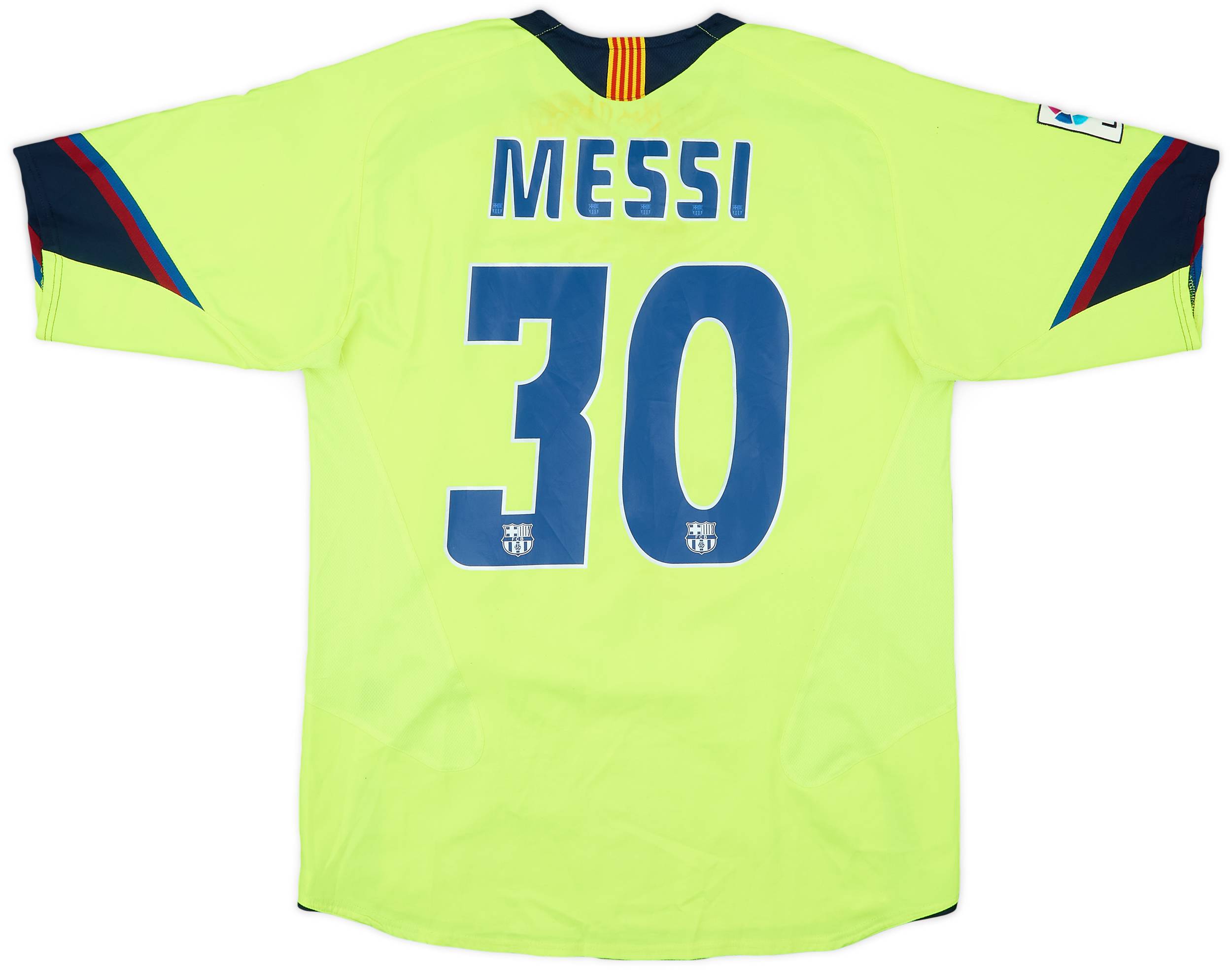 2005-06 Barcelona Away Shirt Messi #30 - 5/10 - (M)