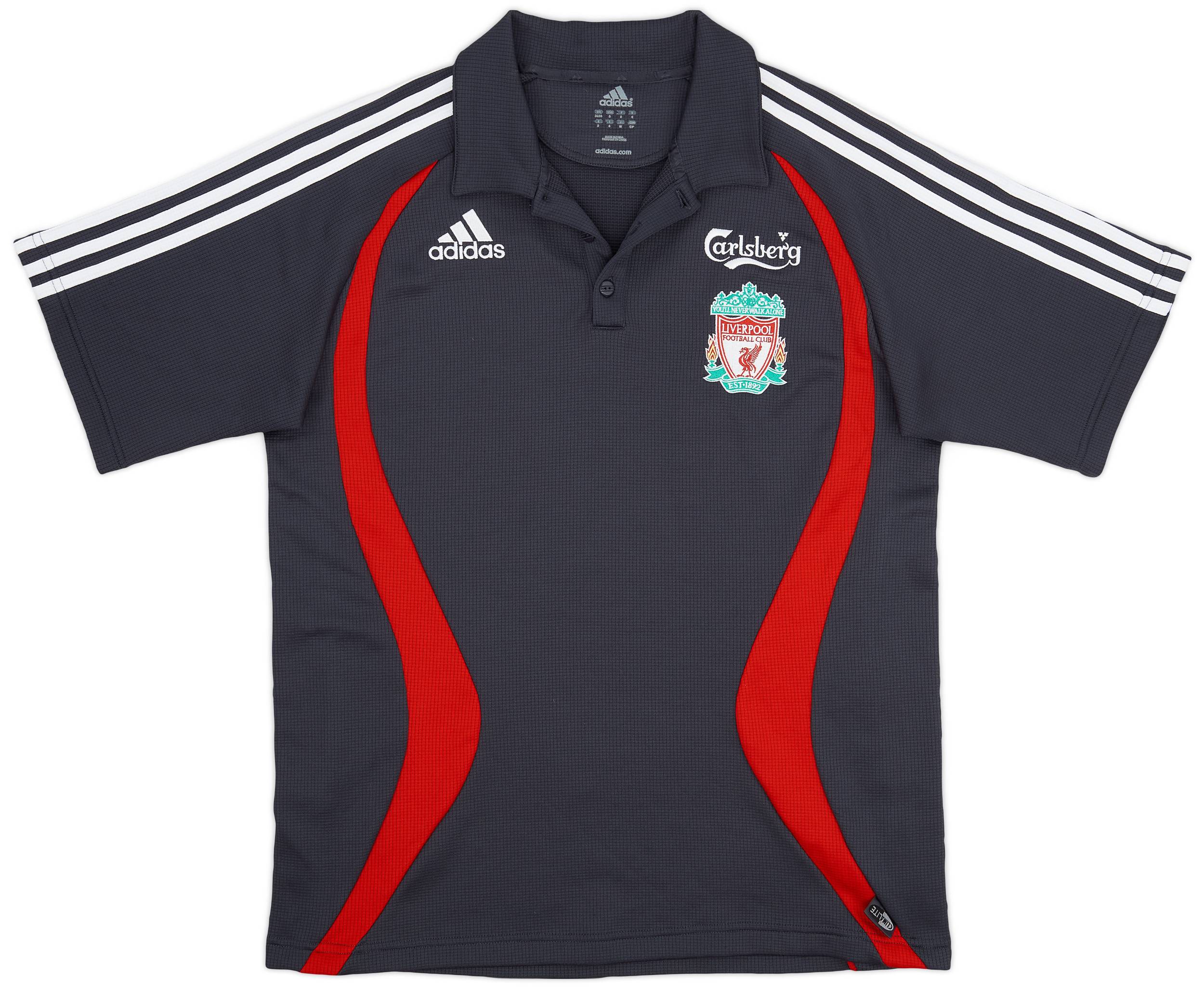 2006-07 Liverpool adidas Polo Shirt - 9/10 - (S/M)