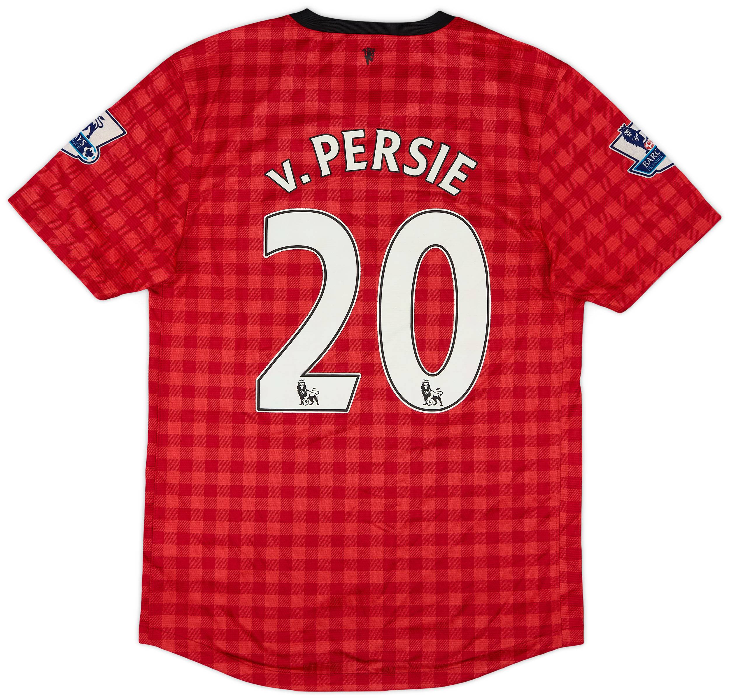 2012-13 Manchester United Home Shirt v. Persie #20 - 6/10 - (S)