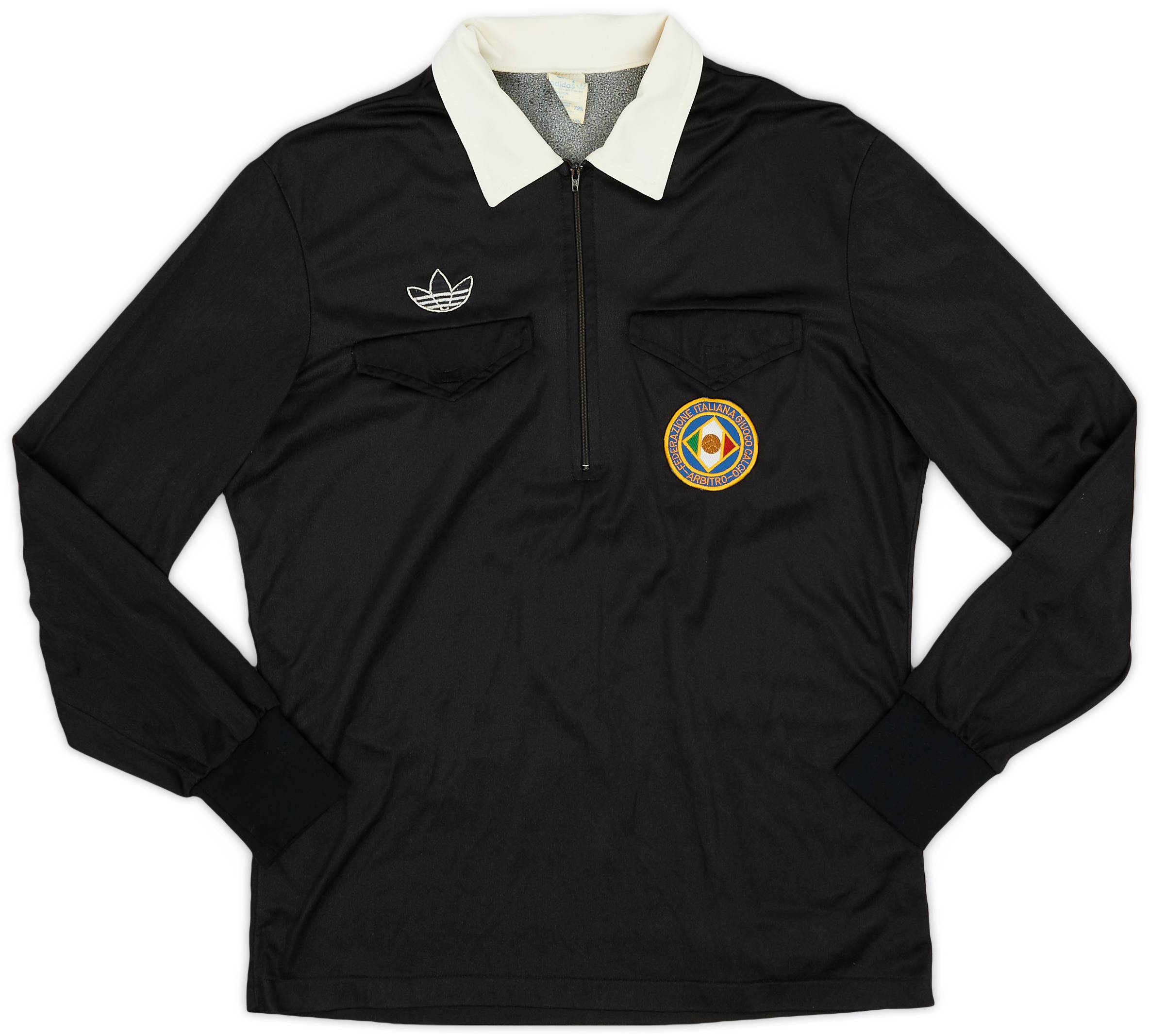 1980s Italy FIGC adidas Referee L/S Shirt - 8/10 - (M)
