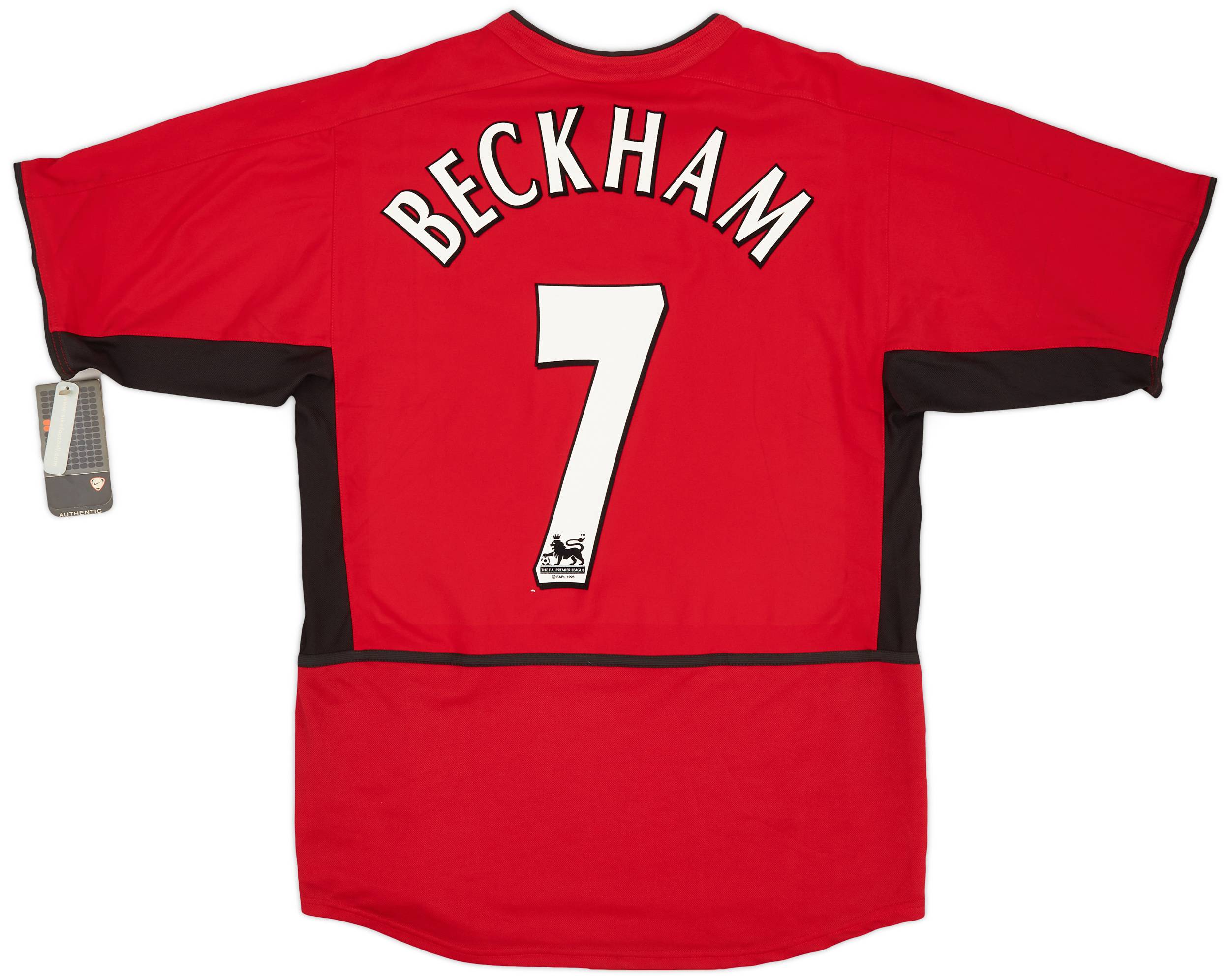 2002-04 Manchester United Home Shirt Beckham #7 (M)