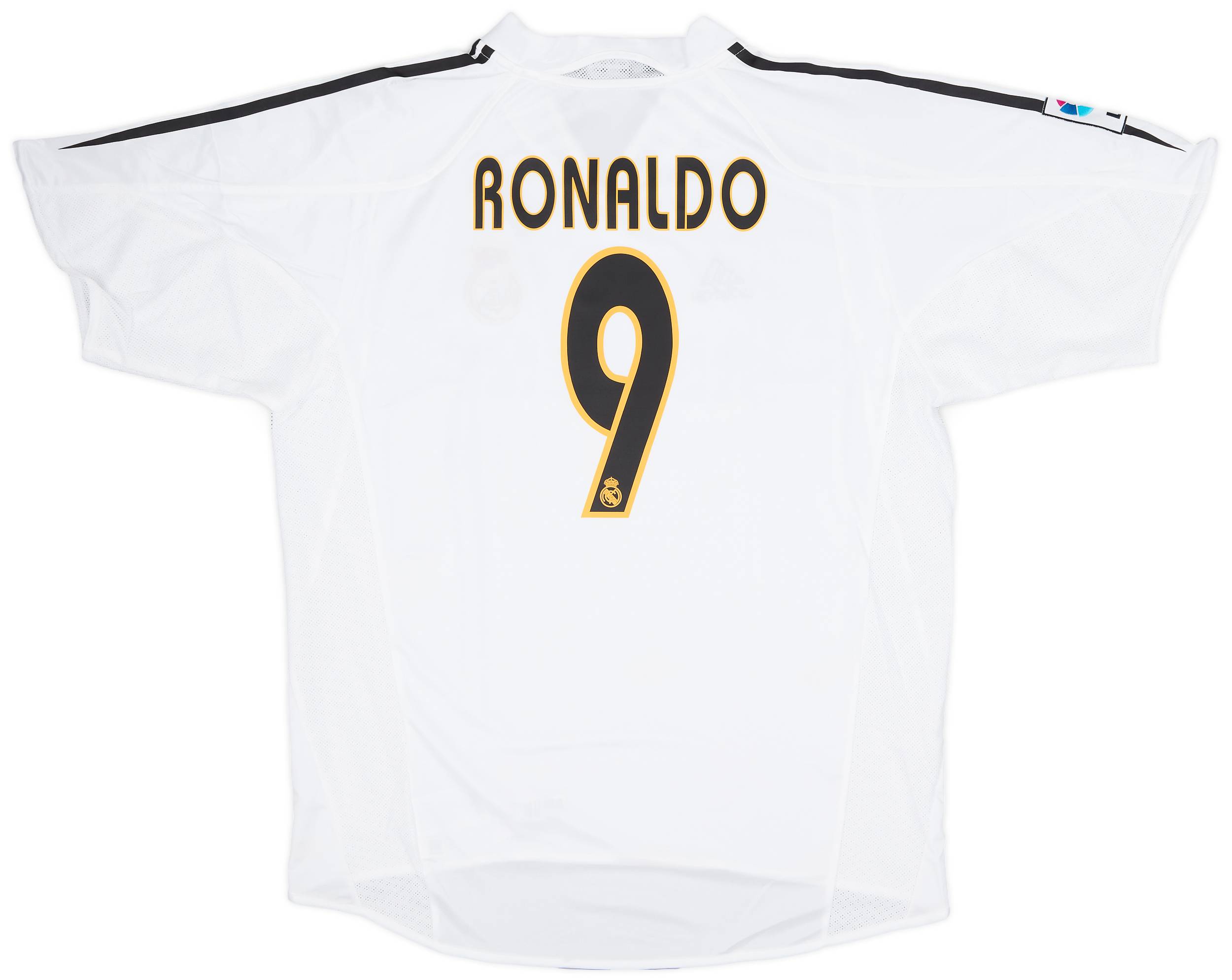 2004-05 Real Madrid Home Shirt Ronaldo #9 (L)