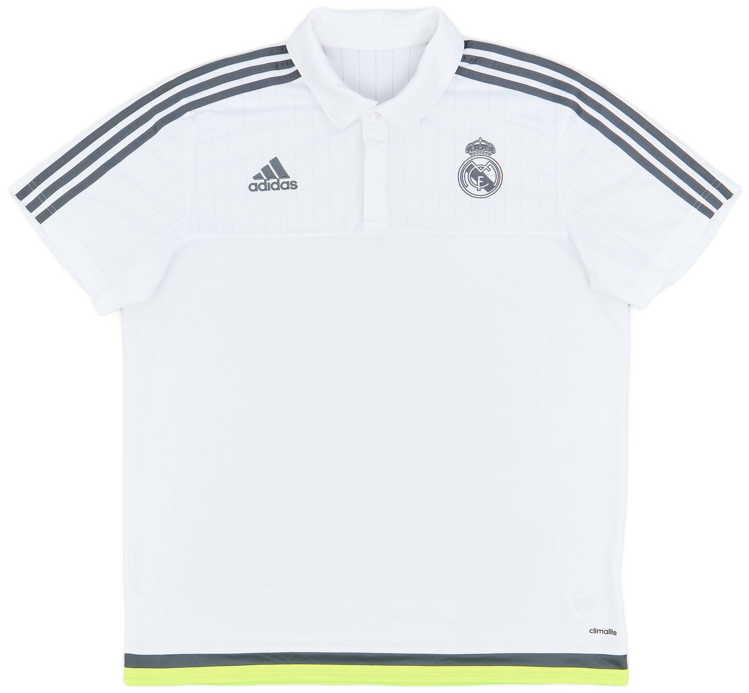 2015-16 Real Madrid adidas Polo Shirt - 8/10 - (XL)