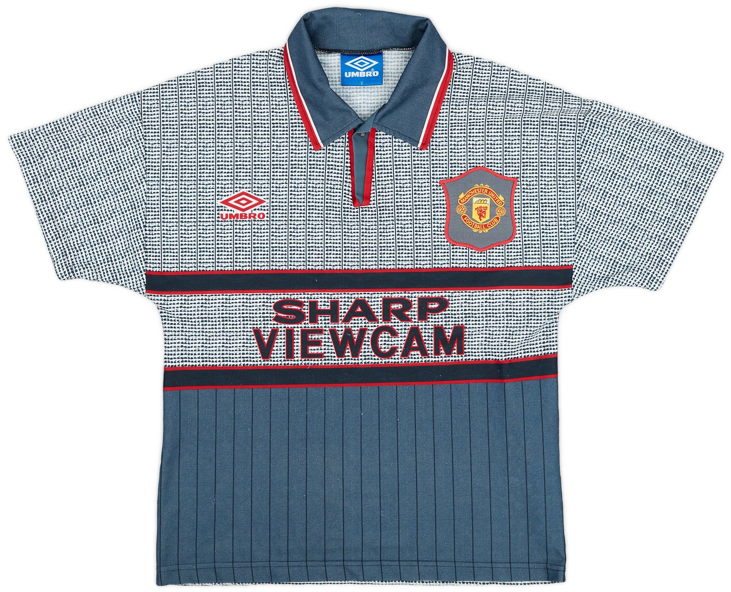 1995-96 Manchester United Away Shirt - 9/10 - (Y)