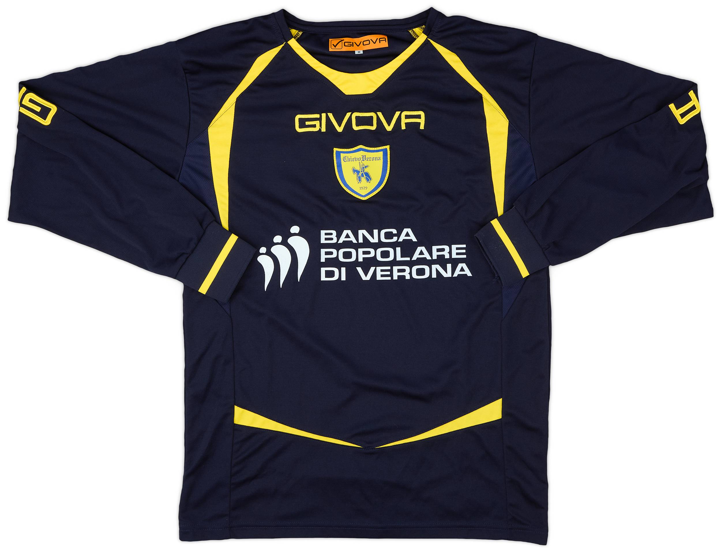 2009-10 Chievo Verona Givova Training L/S Shirt - 9/10 - (M)