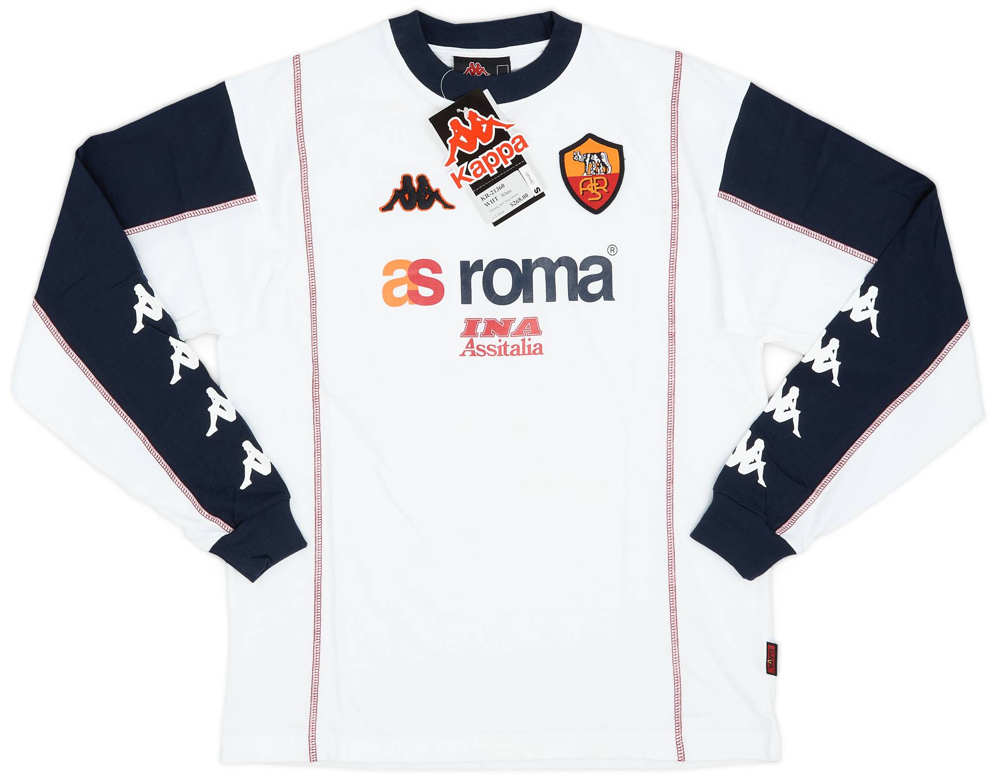 2000-02 Roma Kappa Training L/S Shirt (S)