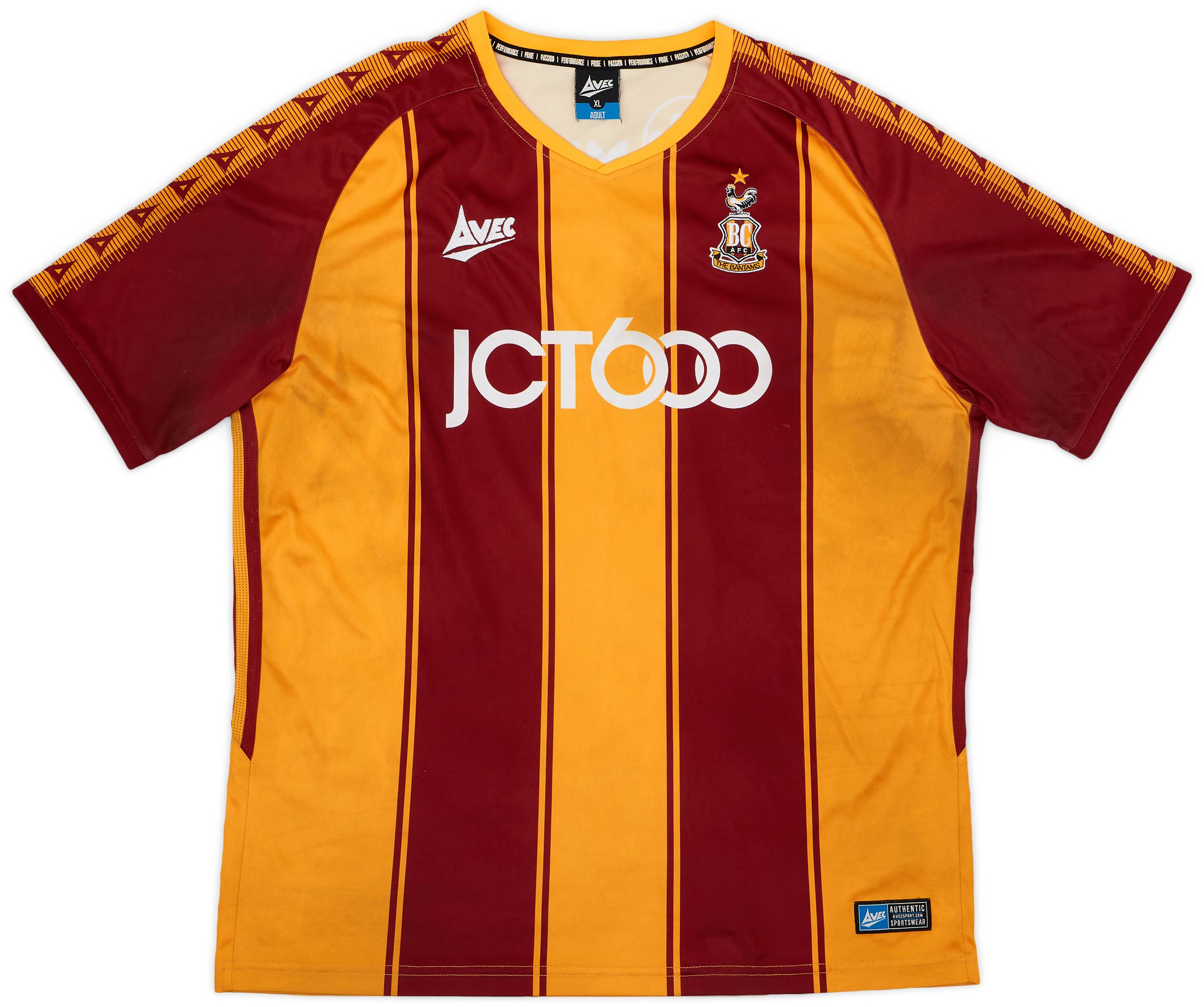 2020-21 Bradford City Home Shirt - 6/10 - (XL)