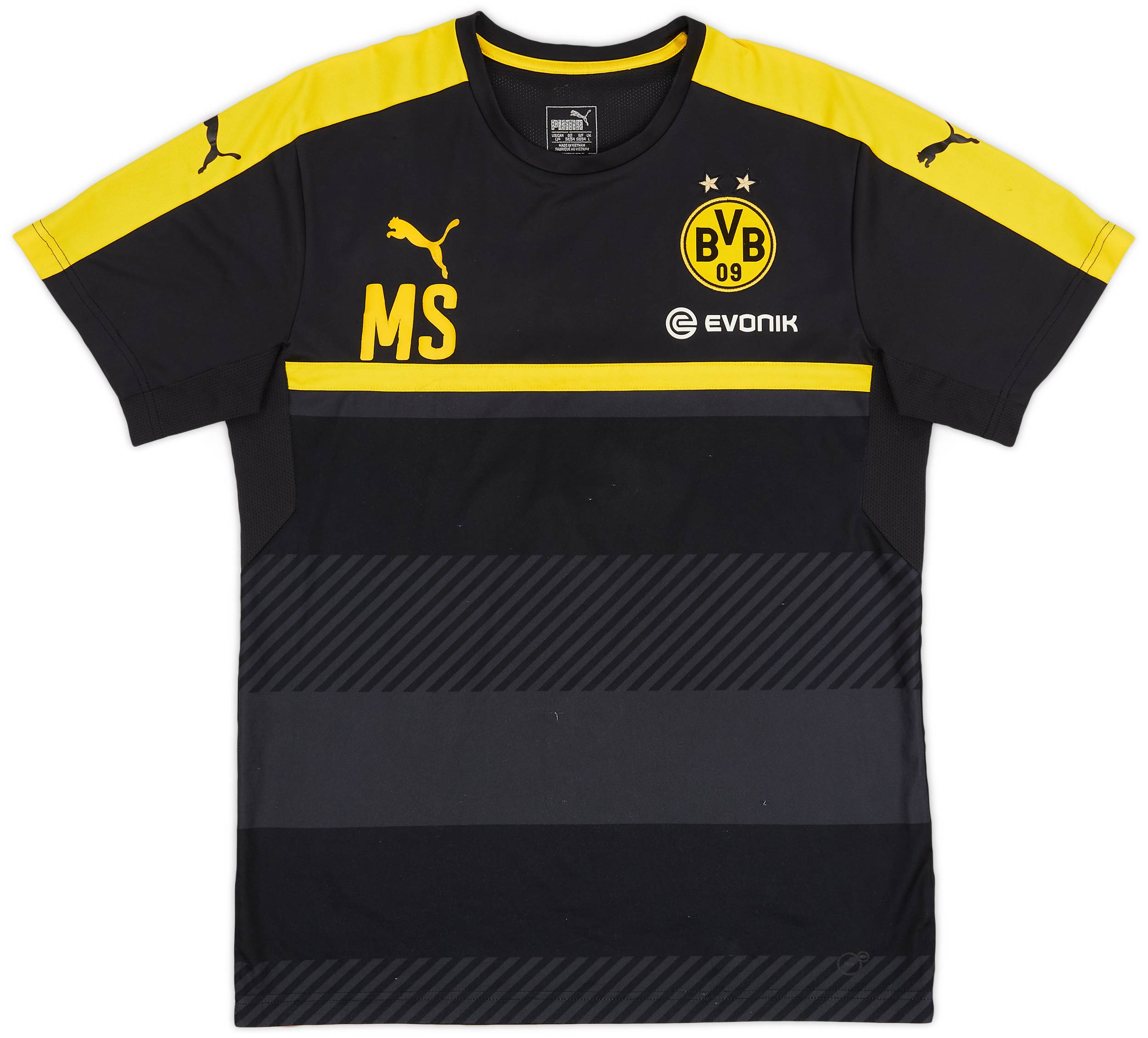 2013-14 Borussia Dortmund Staff Issue Puma Training Shirt 'MS' - 6/10 - (L)