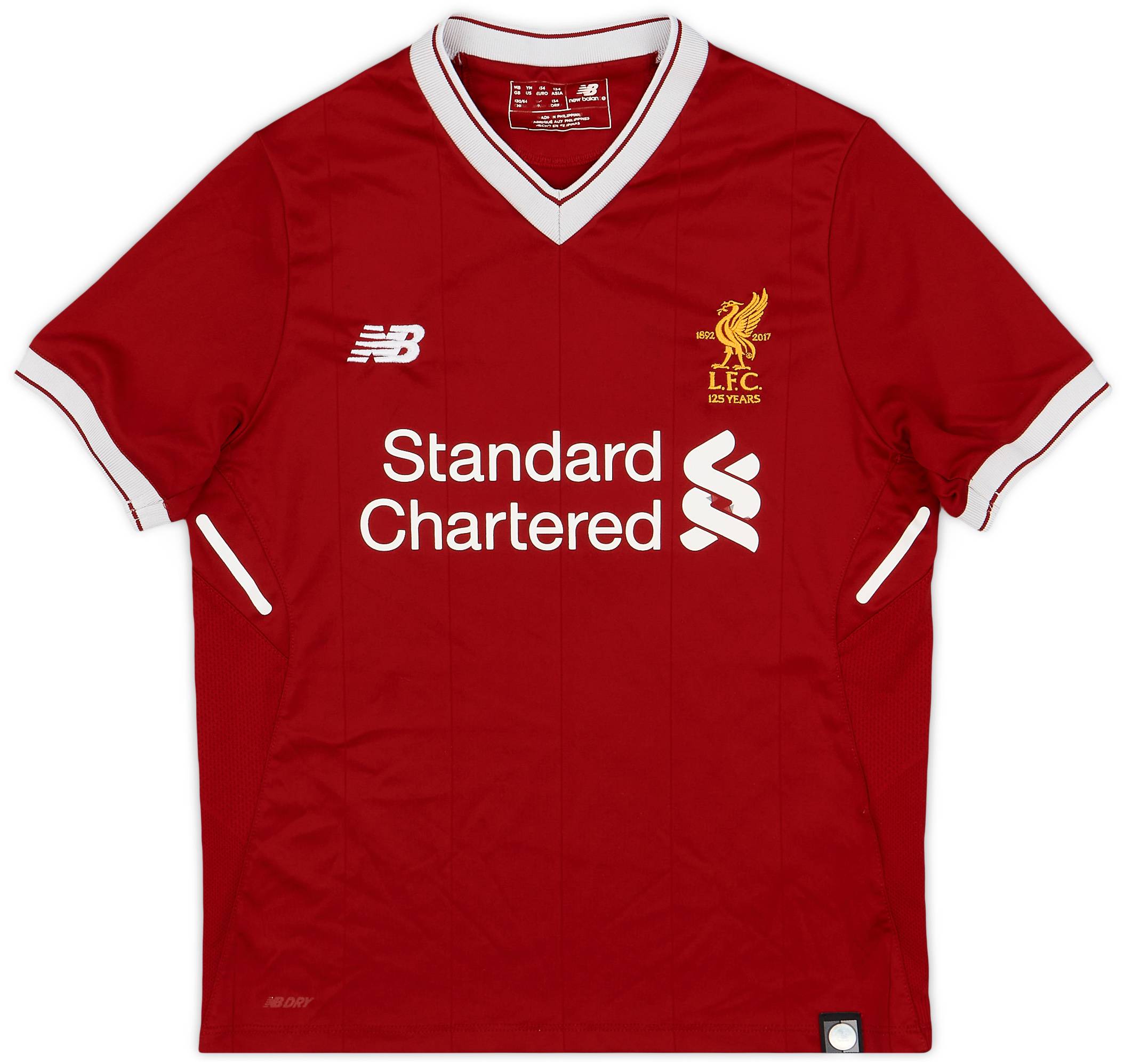2017-18 Liverpool 125 Years Home Shirt - 6/10 - (M.Boys)
