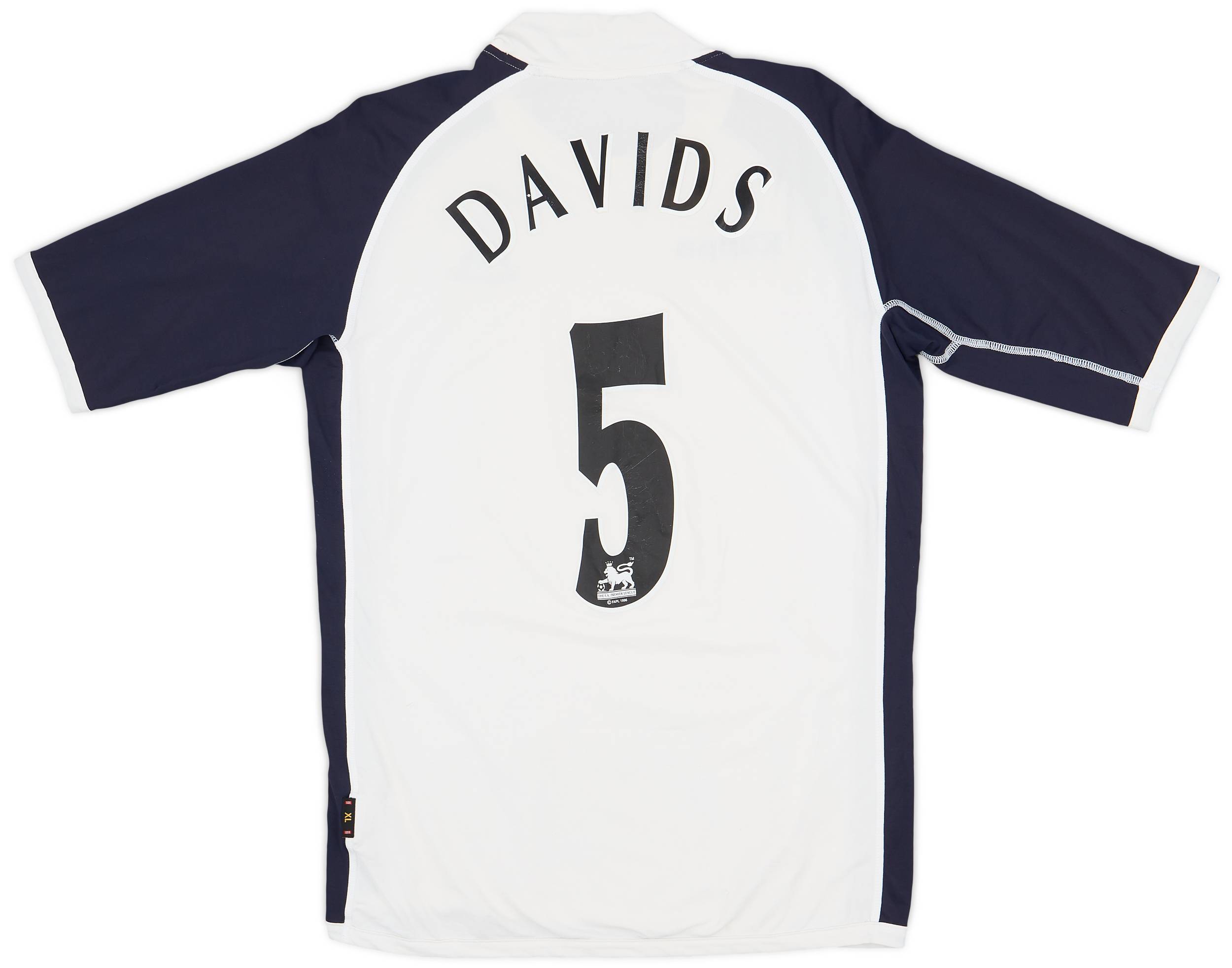2005-06 Tottenham Home Shirt Davids #5 - 4/10 - (XL)