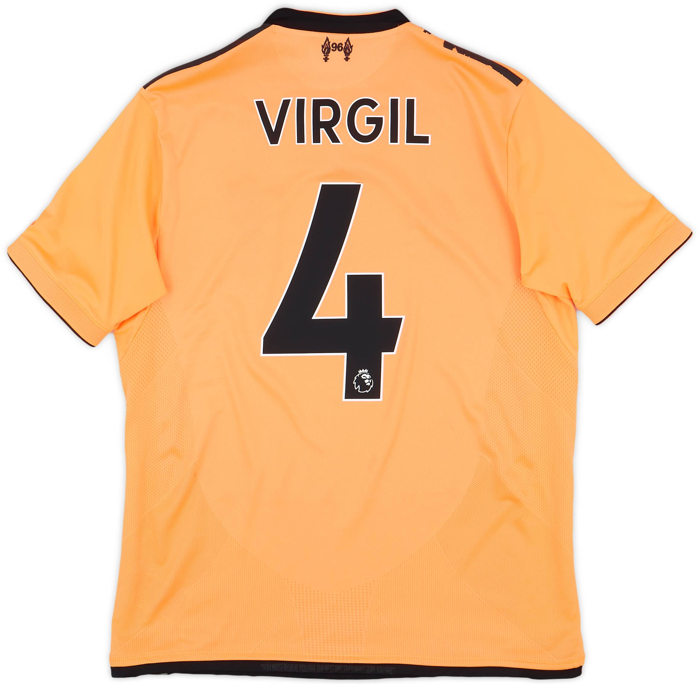2017-18 Liverpool 125 Years Third Shirt Virgil #4 - 7/10 - (S)