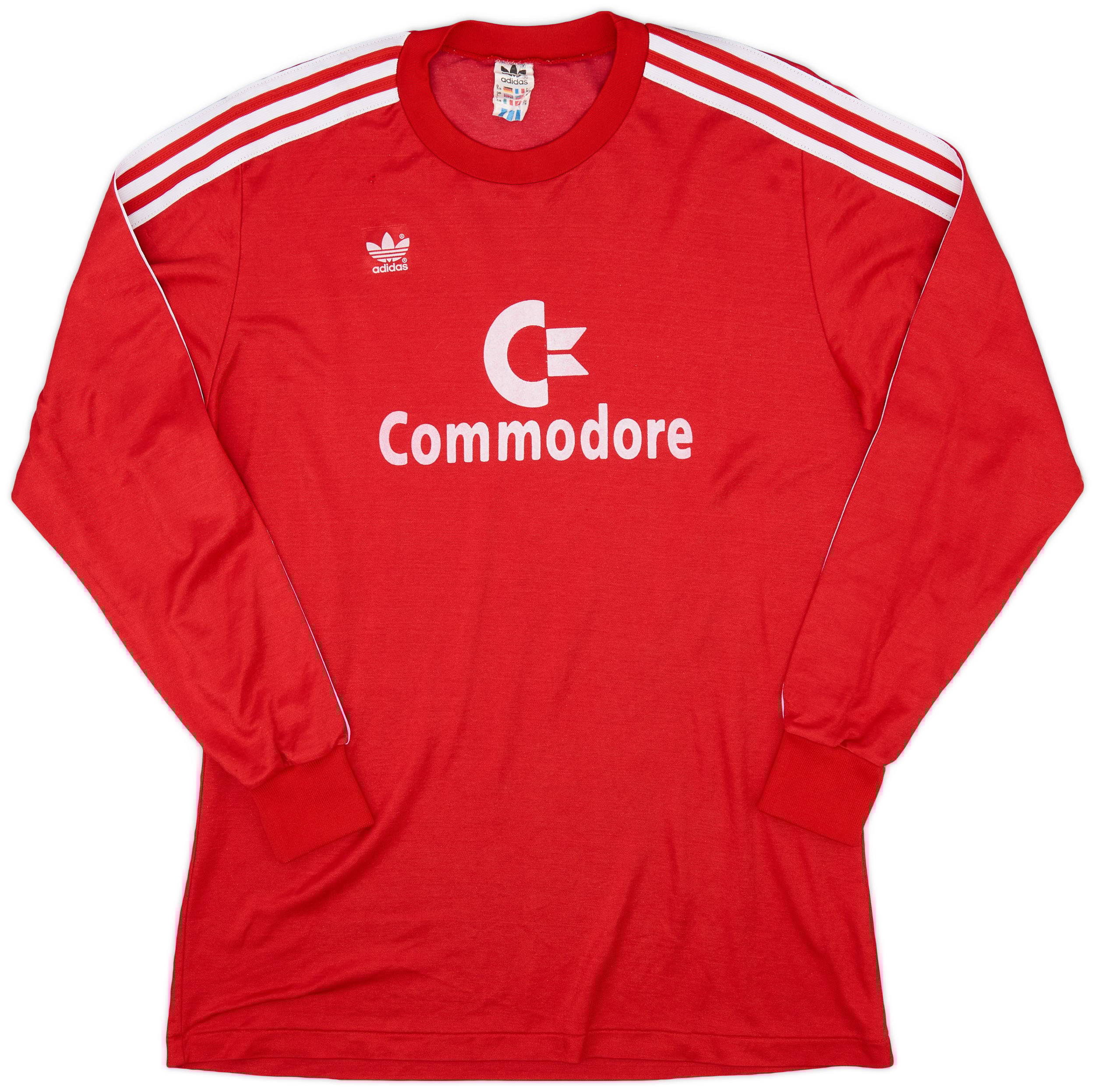 1984-89 Bayern Munich Home L/S Shirt - 7/10 - (L)