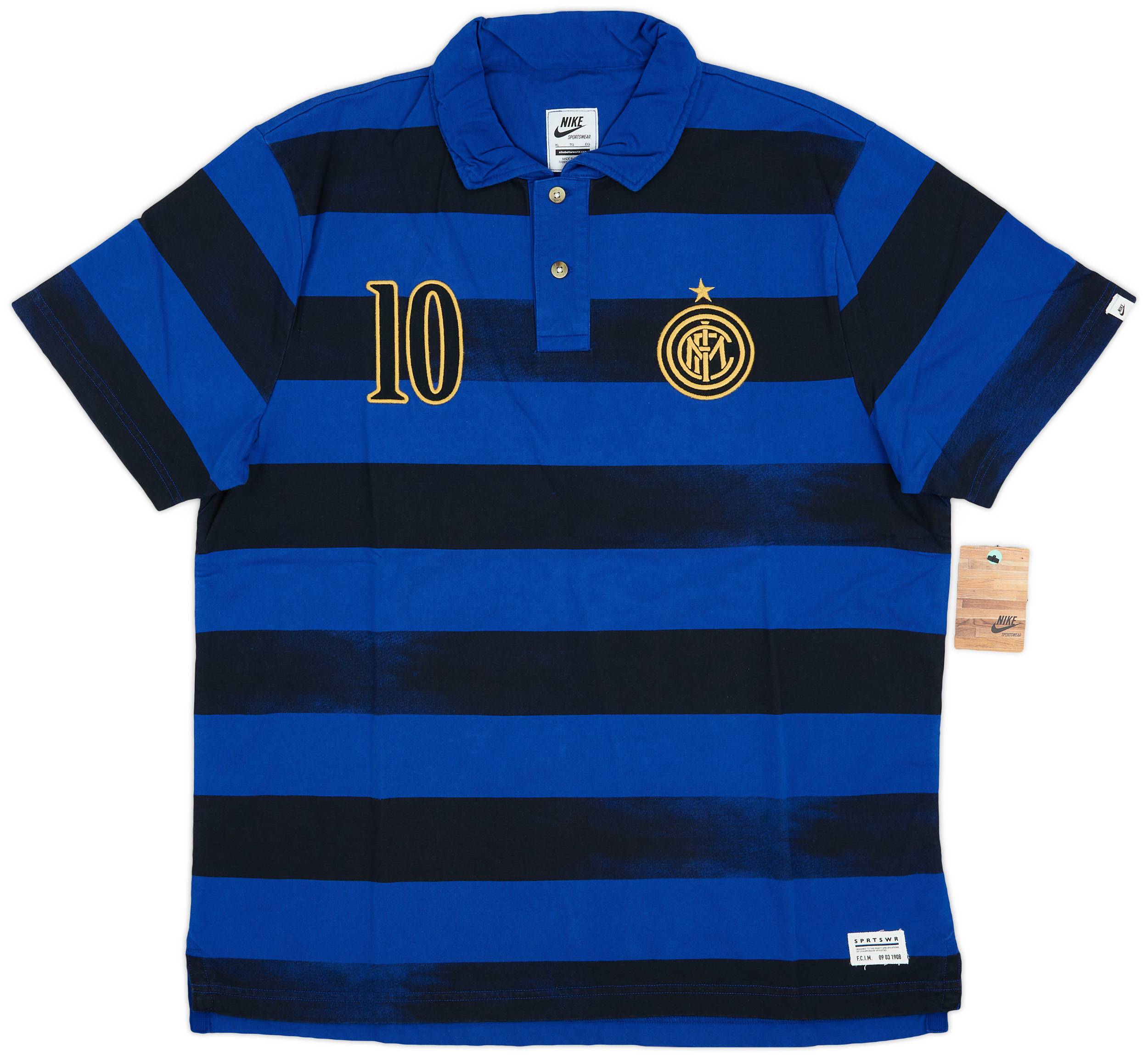 2013-14 Inter Milan Nike Polo Shirt (XL)