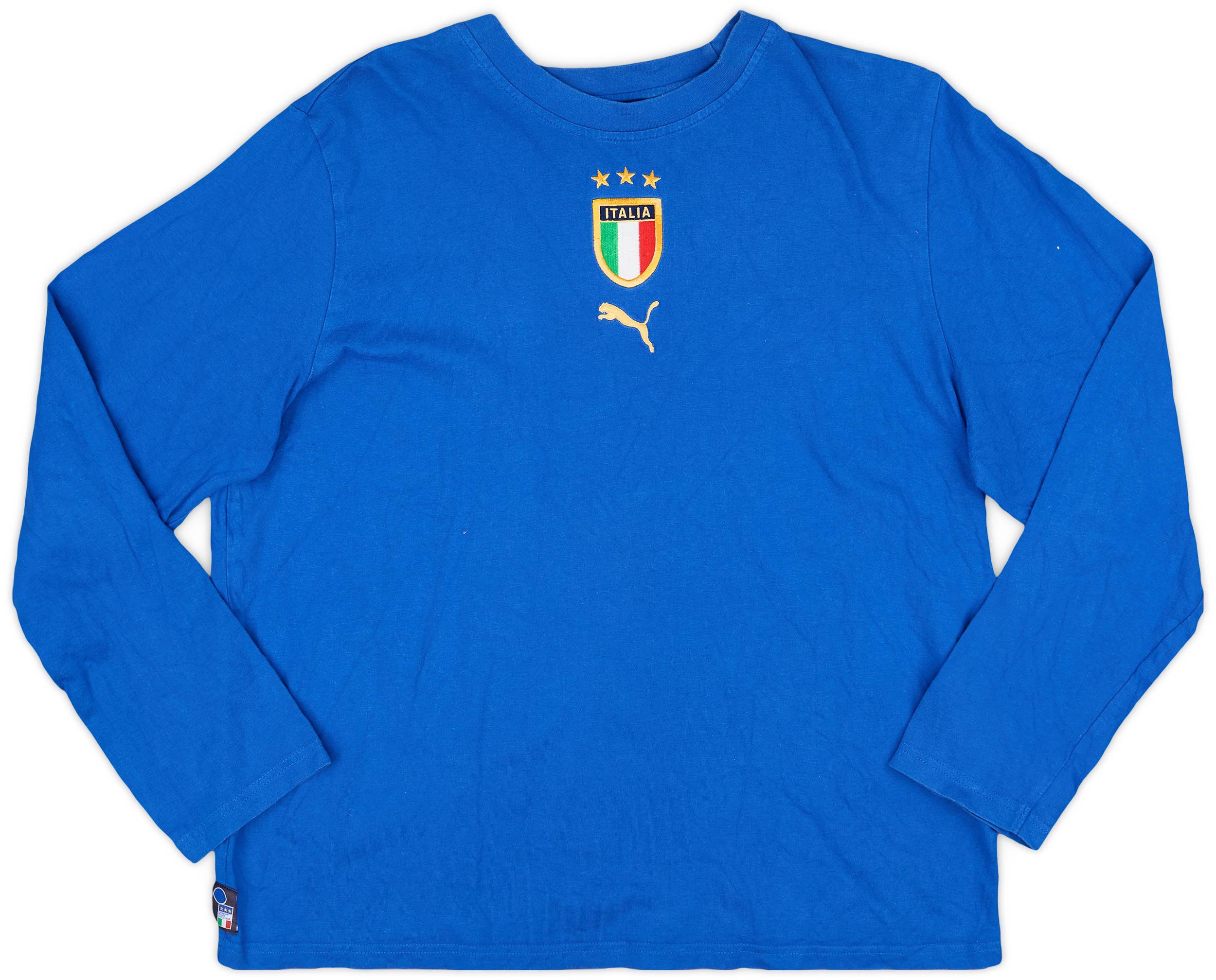2004-05 Italy Puma Training L/S Shirt - 9/10 - (XL)