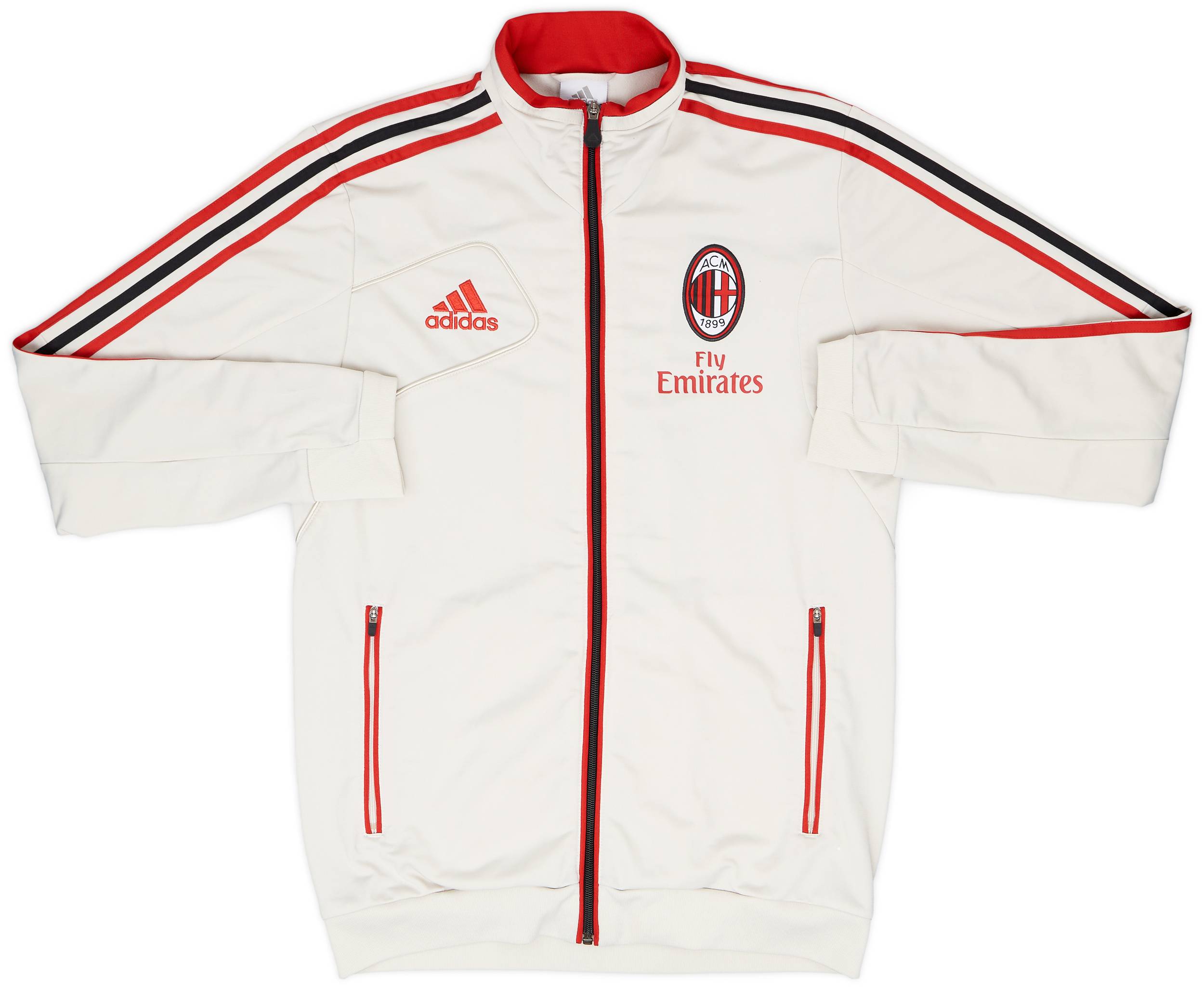 2006-07 AC Milan adidas Track Jacket - 8/10 - (S)