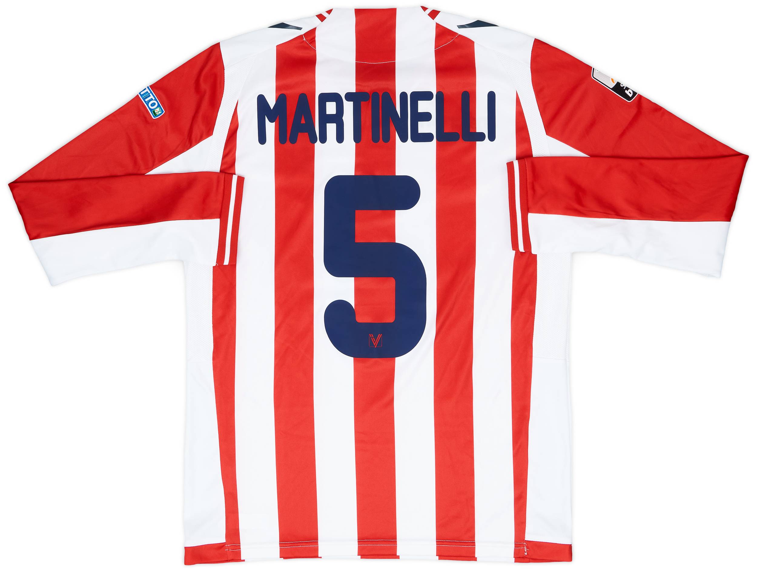 2012-13 Vicenza Match Issue Home Shirt Martinelli #5