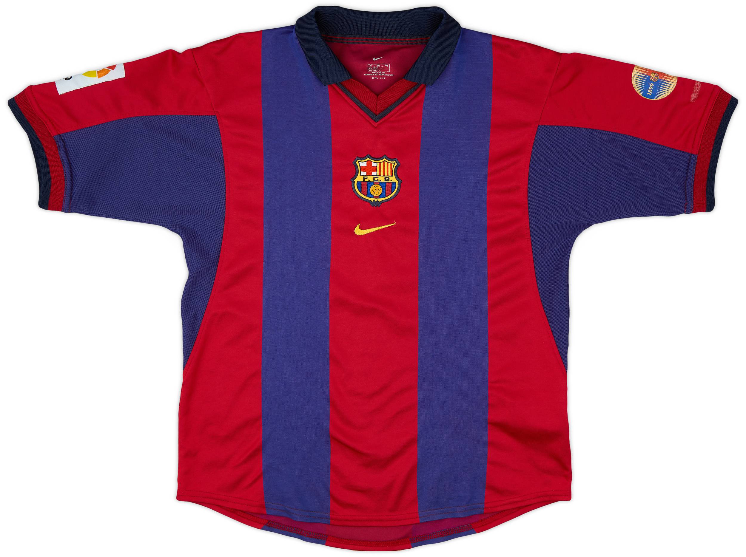 2000-01 Barcelona Home Shirt - 7/10 - (XL.Boys)