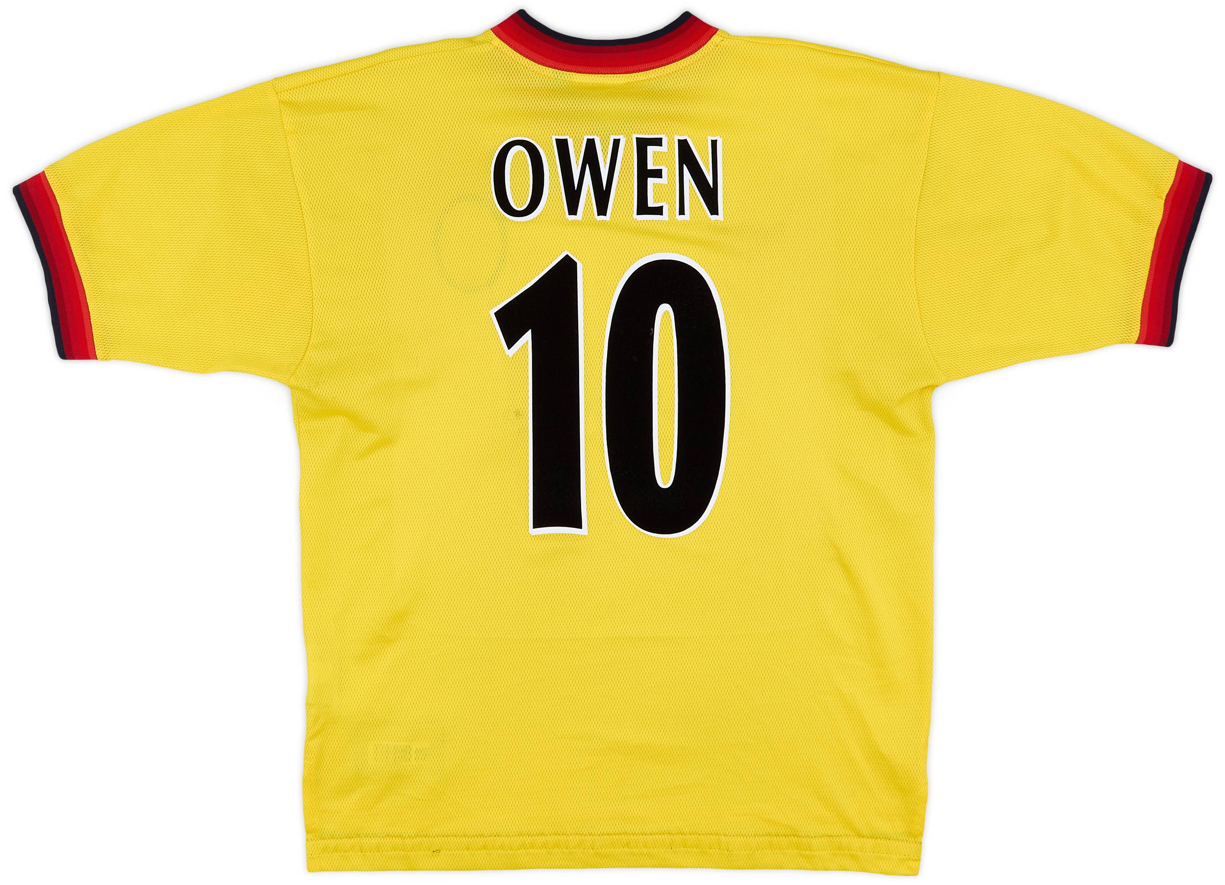 リバプール FC 97/98アウェイユニフォーム オーウェン 10 1997-99 Liverpool Away Shirt Owen #10 - 7/10 - (L)