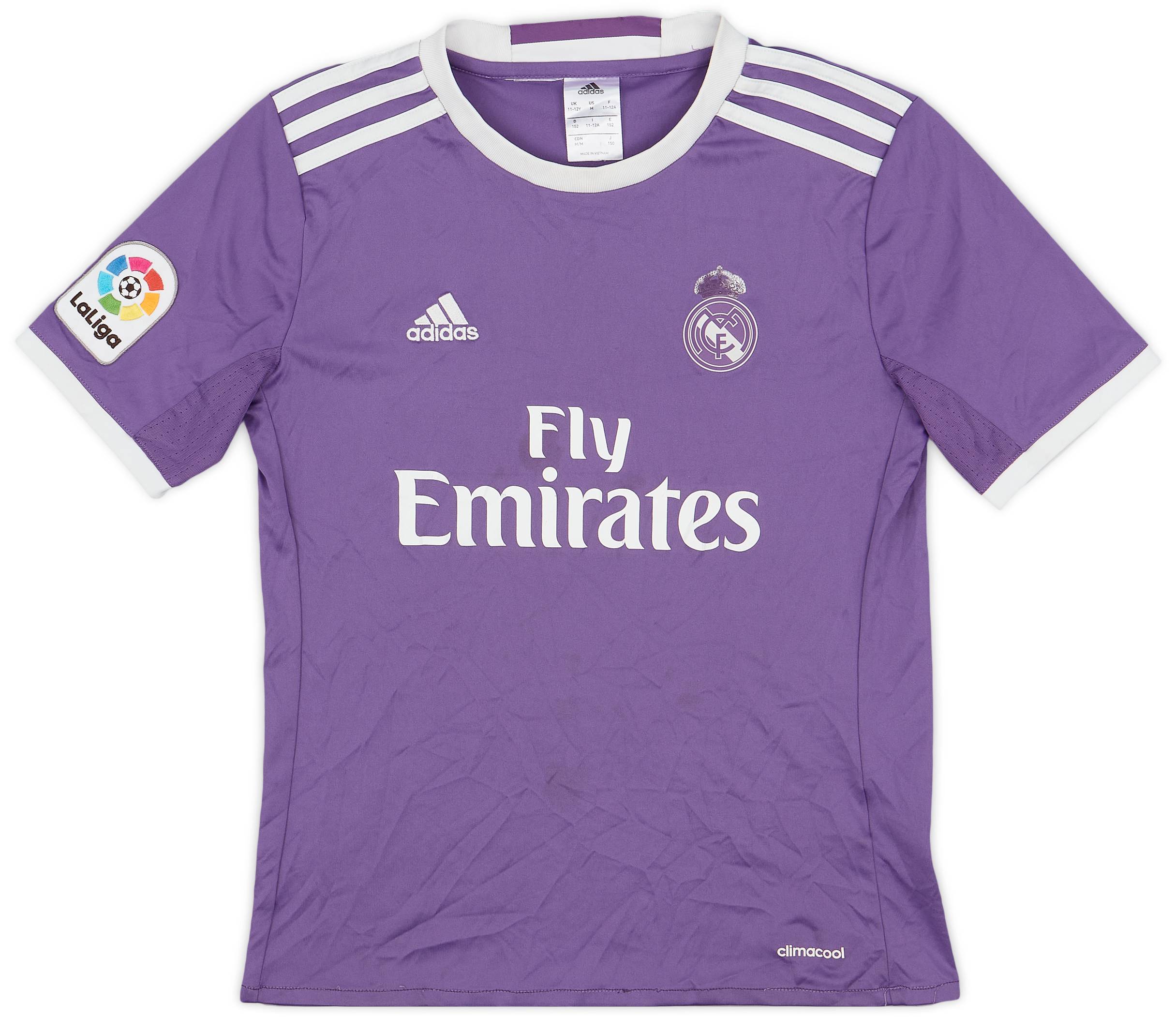 2016-17 Real Madrid Away Shirt - 5/10 - (M.Boys)