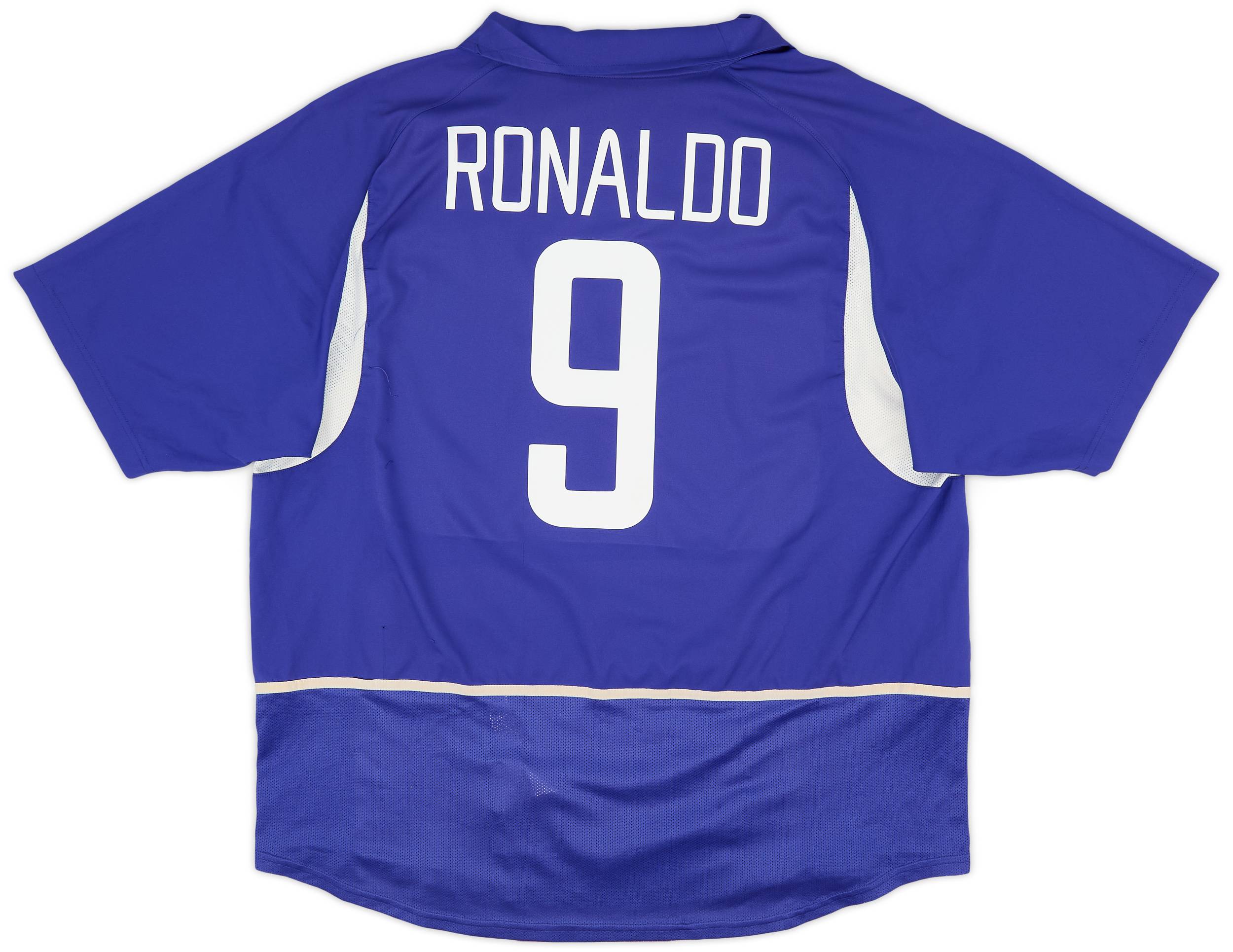 2002-04 Brazil Away Shirt Ronaldo #9 - 6/10 - (XXL)