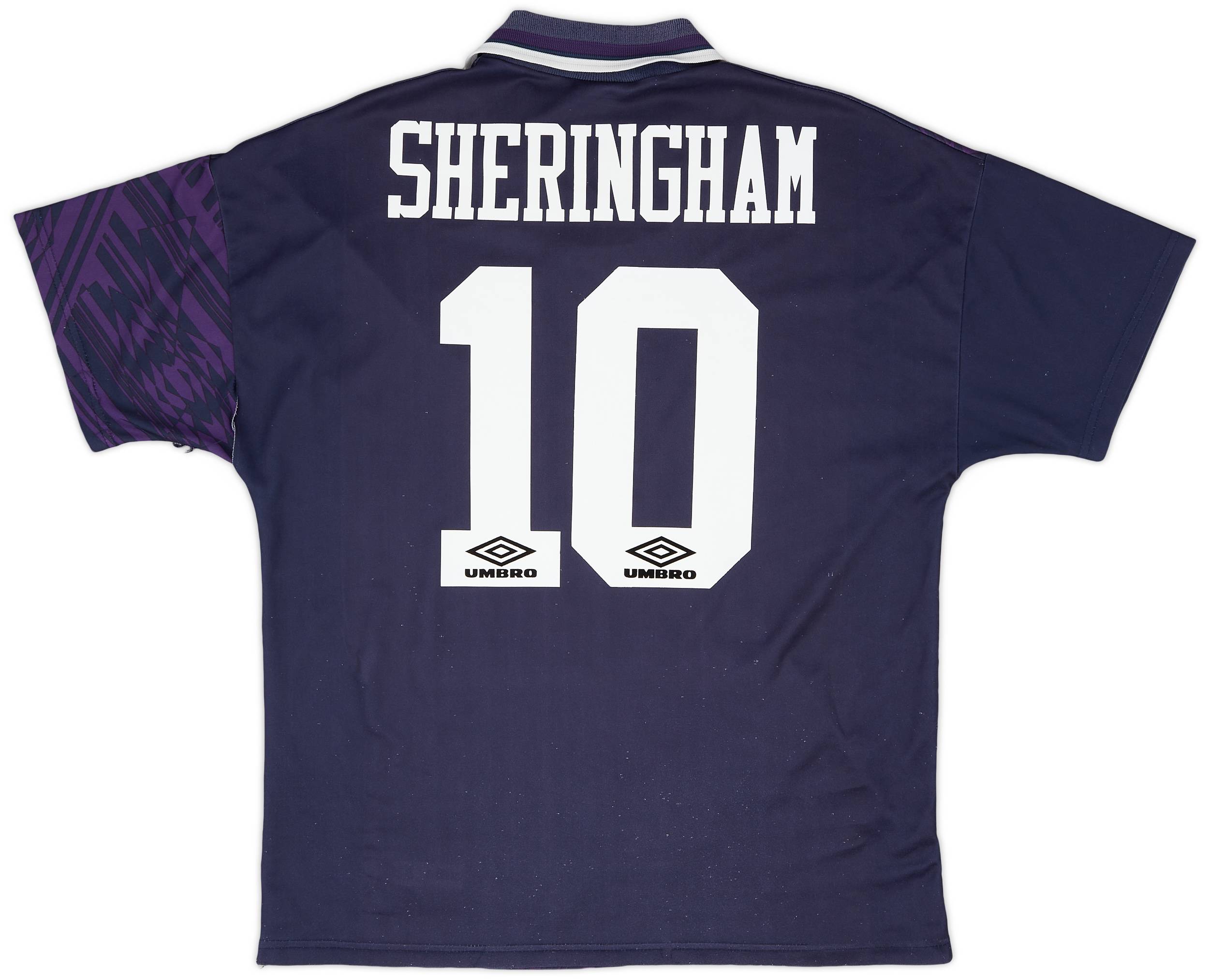 1994 95 Tottenham Away Shirt Sheringham 10 8 10 L