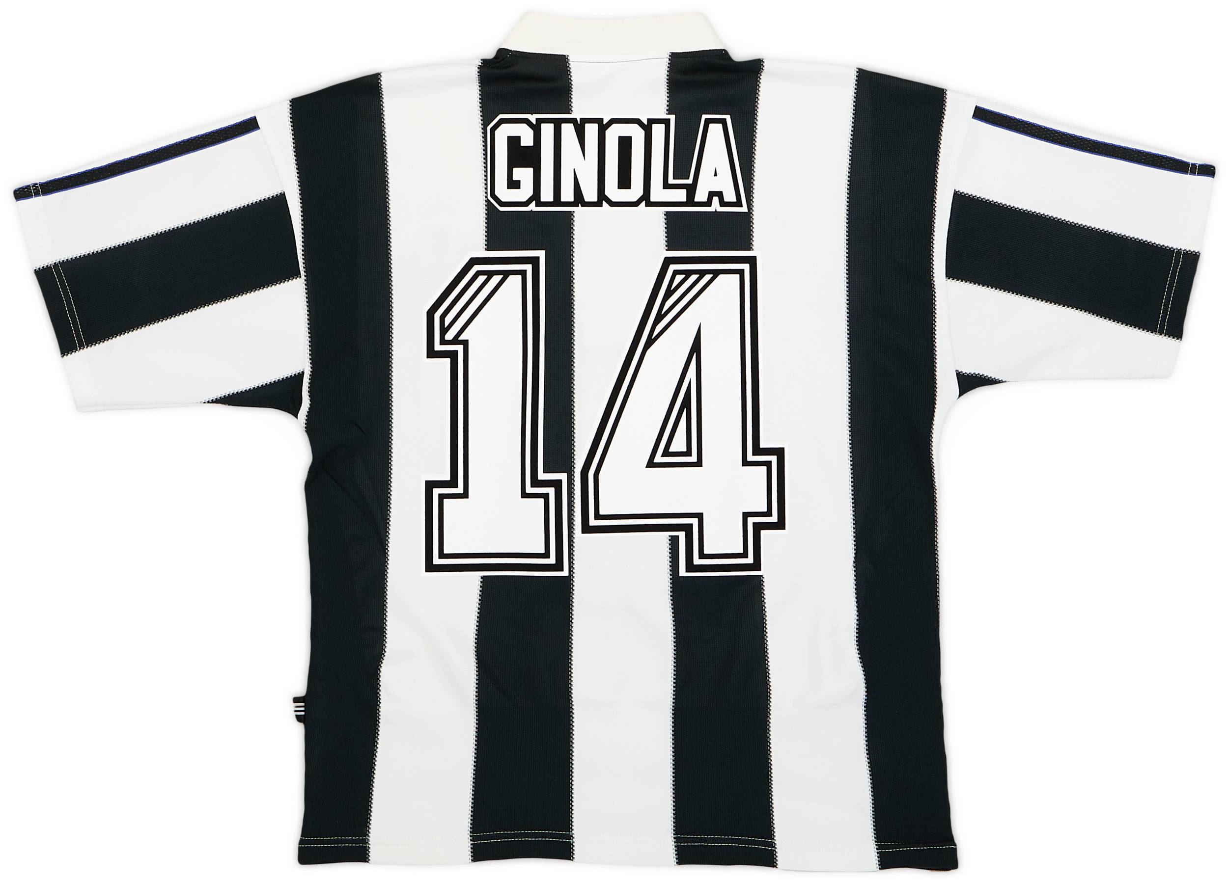 1995-97 Newcastle Home Shirt Ginola #14 - 9/10 - (S)