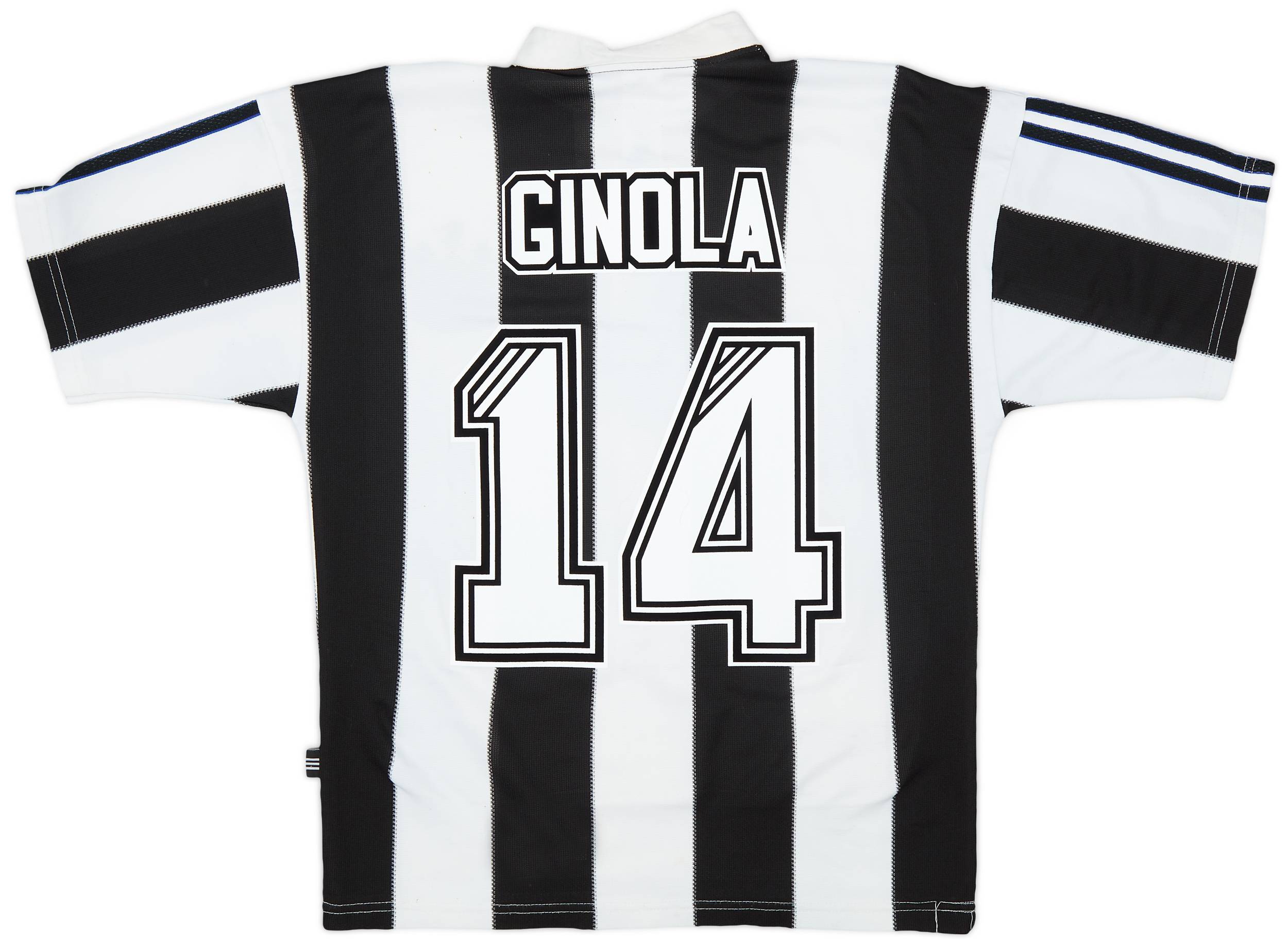 1995-97 Newcastle Home Shirt Ginola #14 - 7/10 - (S)