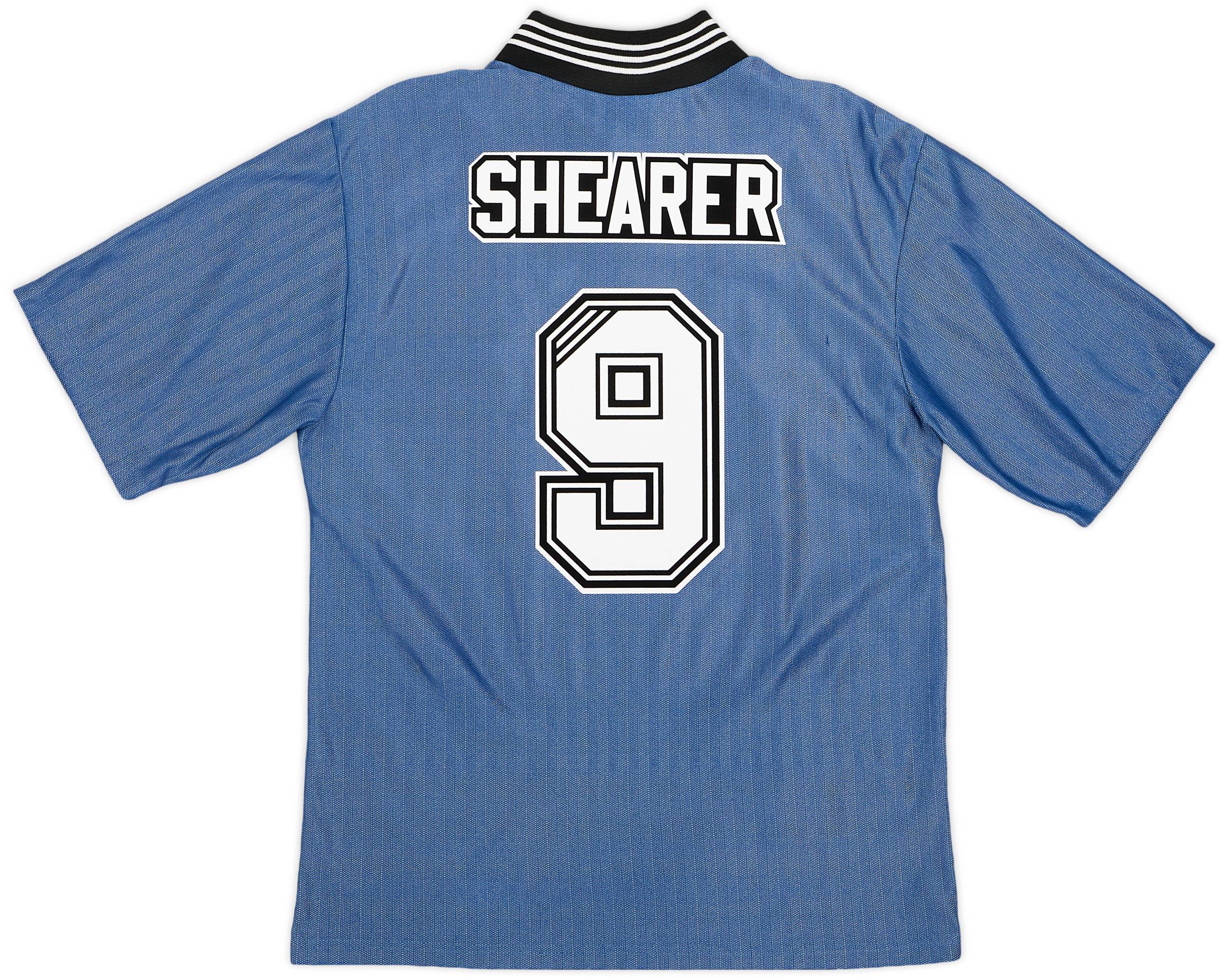 1996-97 Newcastle Away Shirt Shearer #9 - 7/10 - (L)