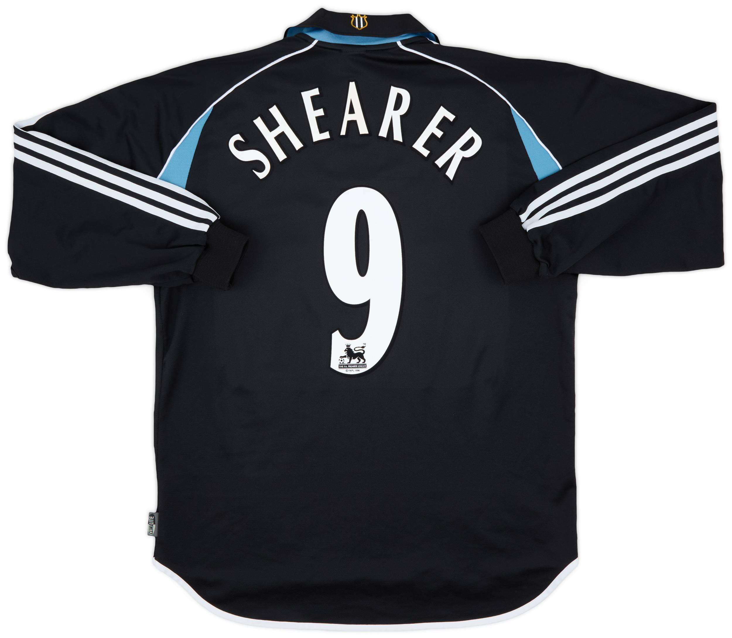 2000-01 Newcastle Away L/S Shirt Shearer #9 - 8/10 - (L)