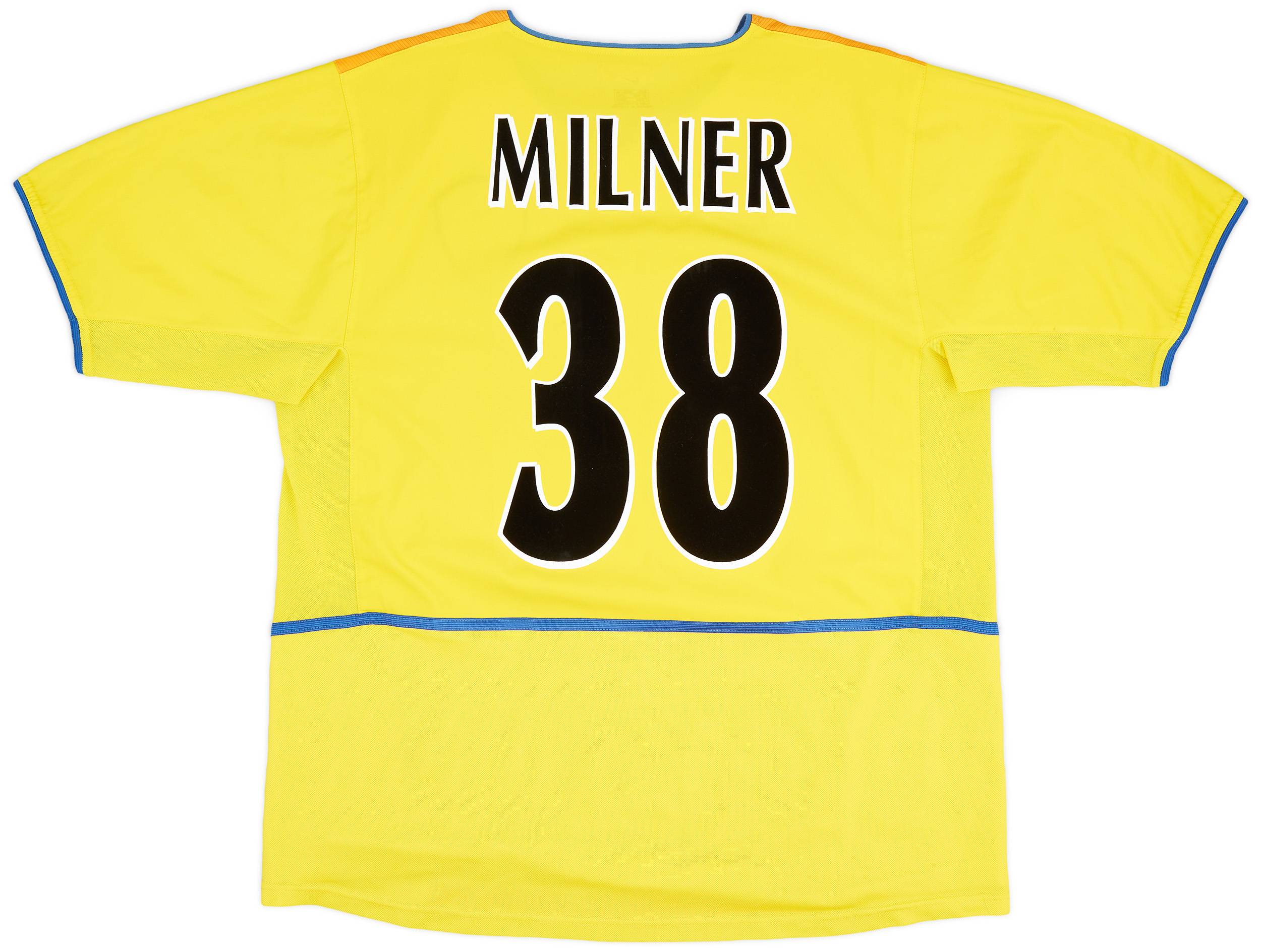 2002-03 Leeds United Away Shirt Milner #38 - 8/10 - (L)