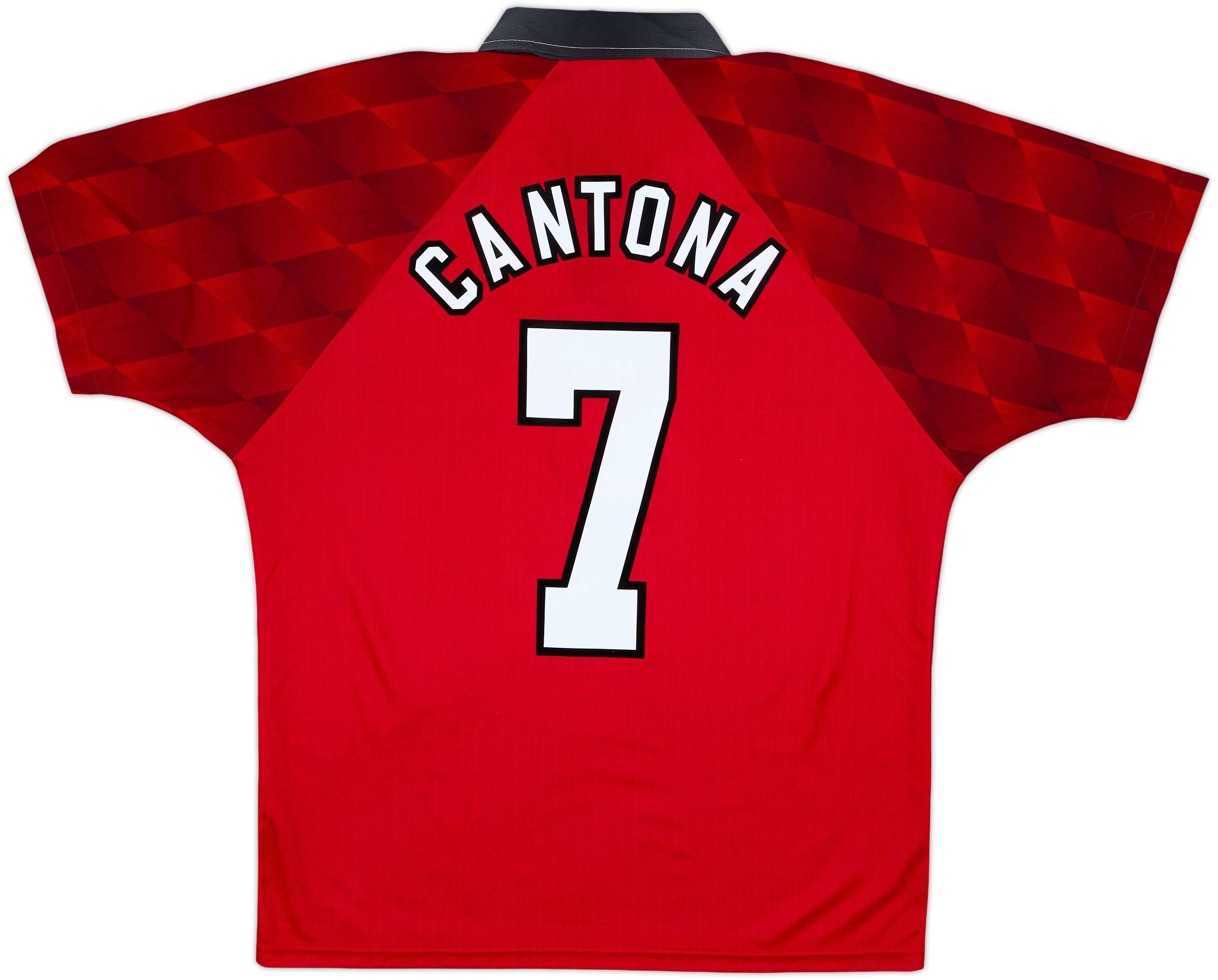 1996-98 Manchester United Home Shirt Cantona #7 - 9/10 - (M)