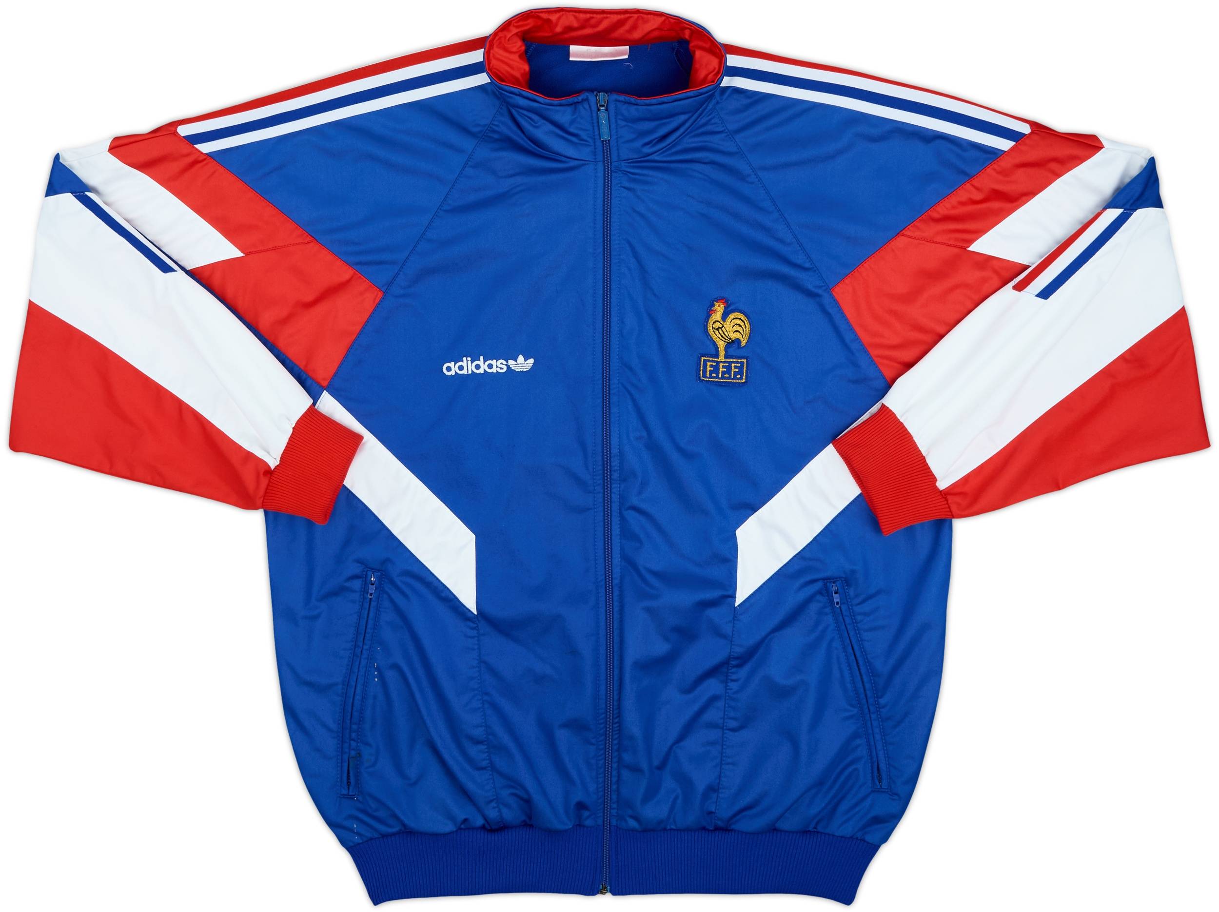 1990-92 France adidas Track Jacket - 6/10 - (L)