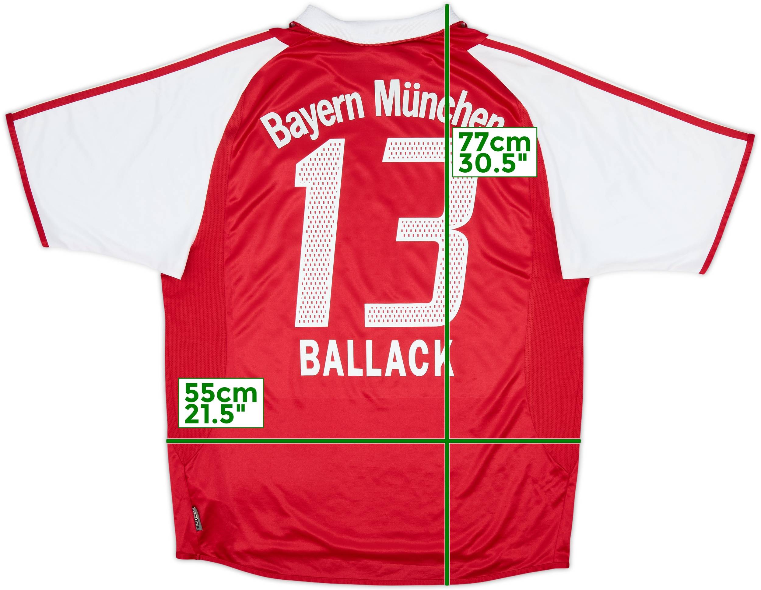 2004-05 Bayern Munich Home Shirt Ballack #13 - 5/10 - (L)