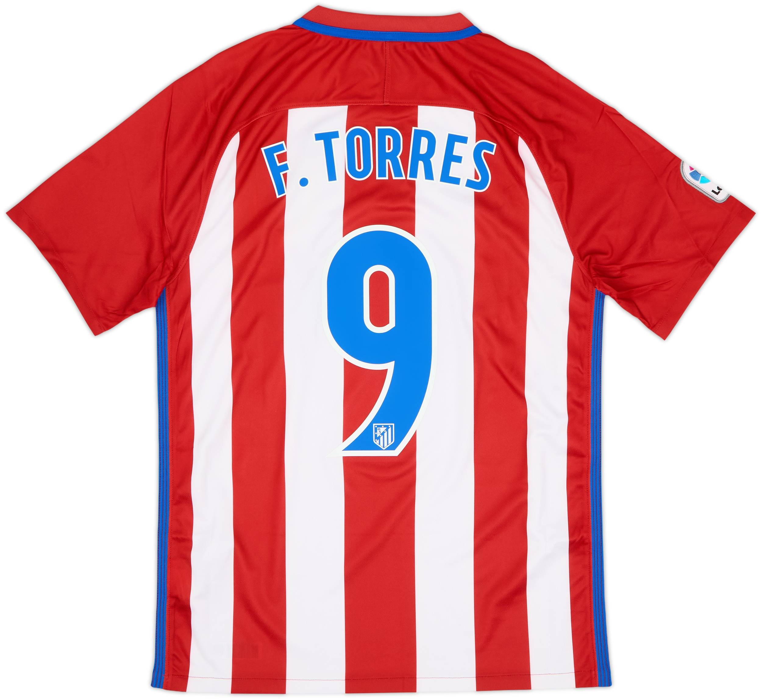 2016-17 Atletico Madrid Home Shirt Torres #9 - 6/10 - (S)