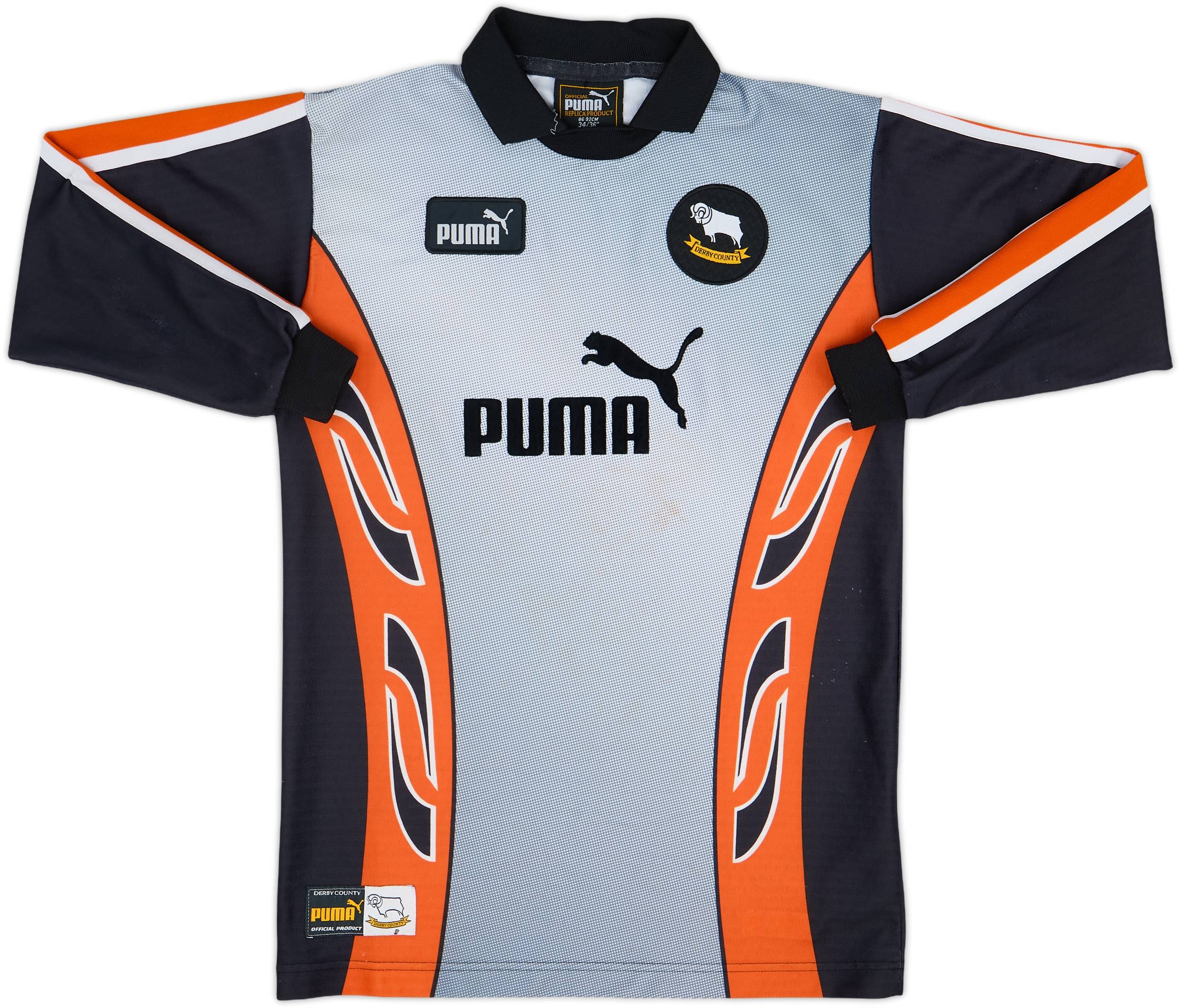 1997-98 Derby County GK Shirt - 9/10 - (XL.Boys)