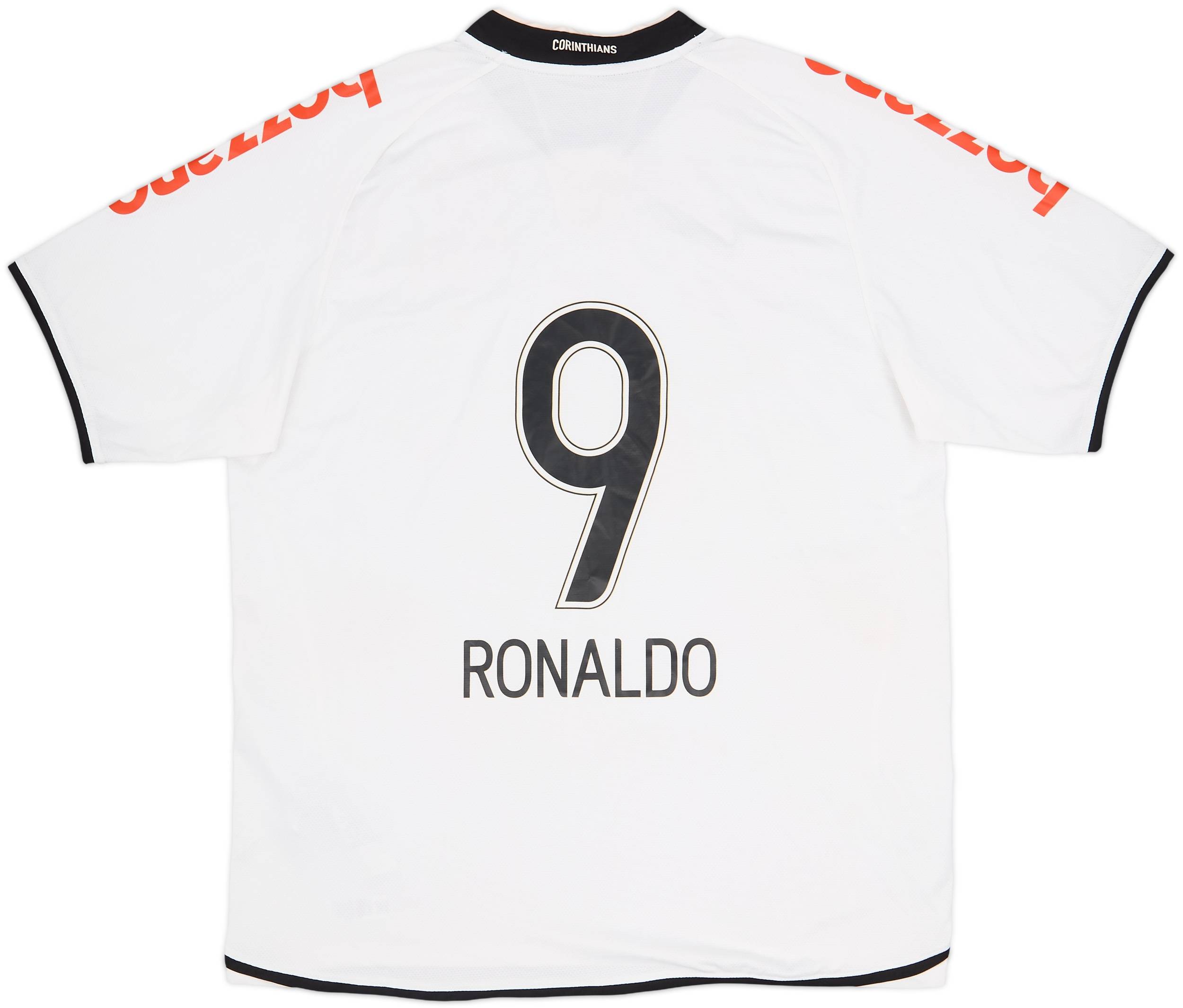2009 Corinthians Home Shirt Ronaldo #9 - 9/10 - (XL)
