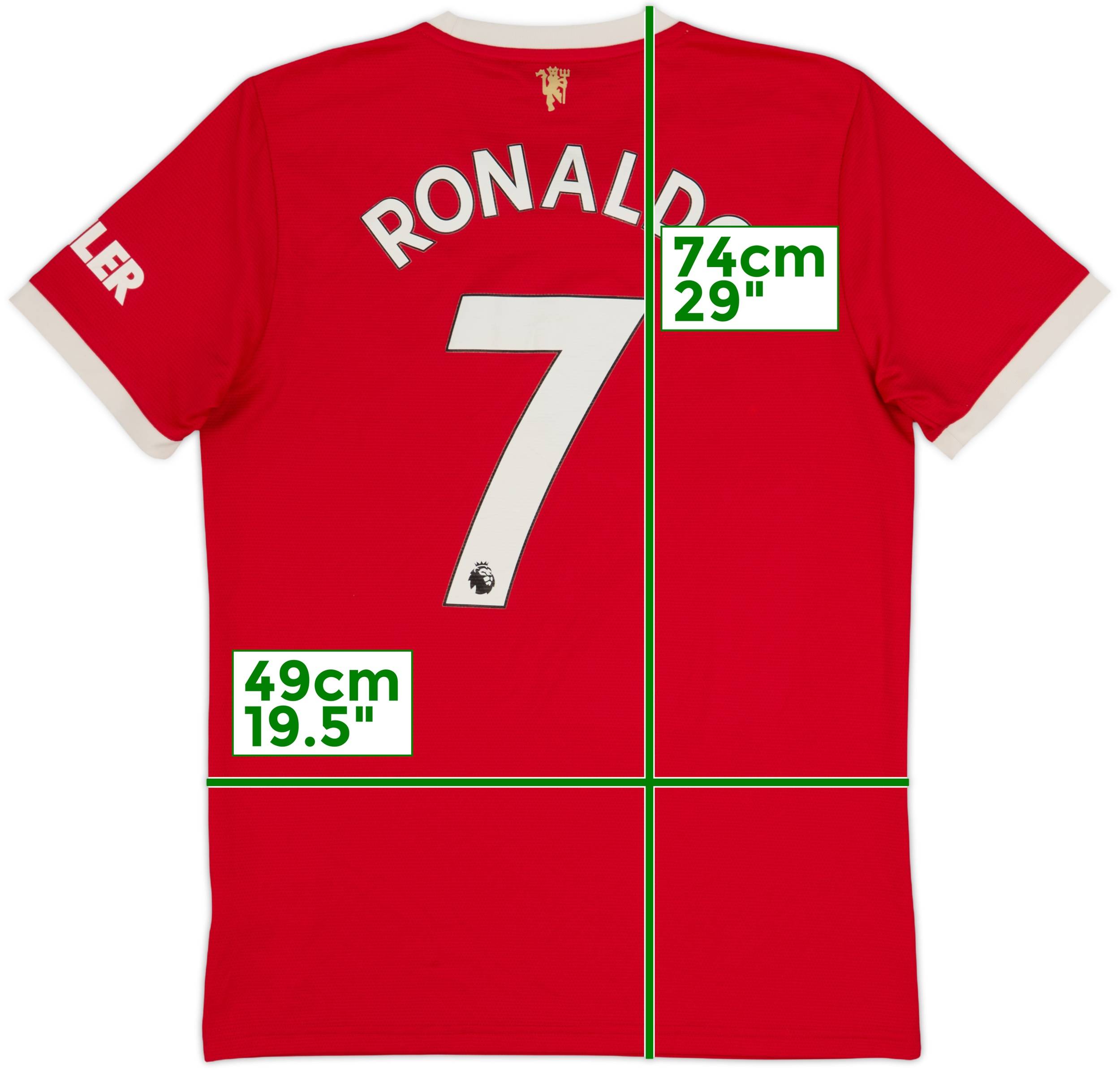 2021-22 Manchester United Home Shirt Ronaldo #7 - 6/10 - (M)