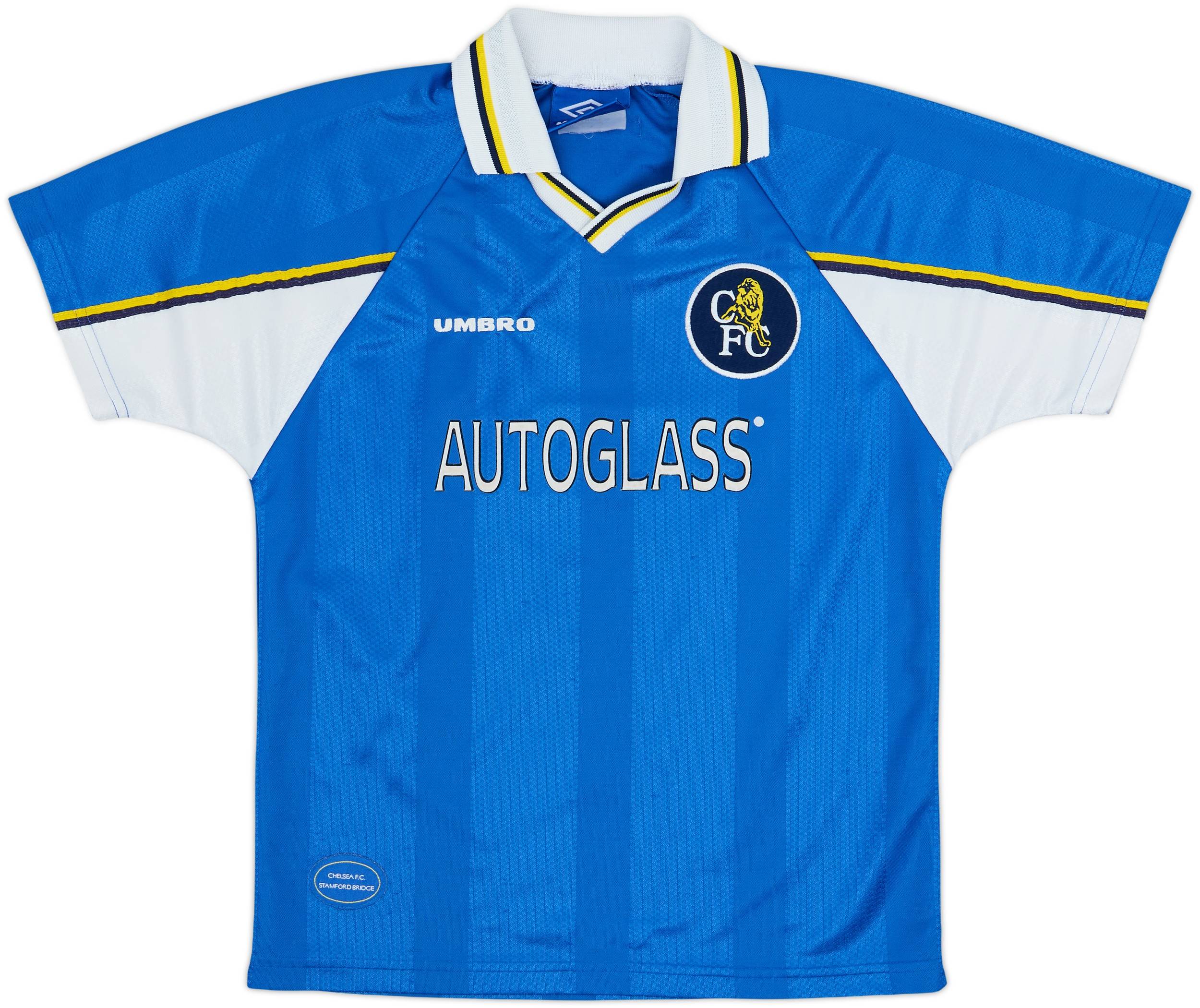 1997-99 Chelsea Home Shirt - 8/10 - (L.Boys)