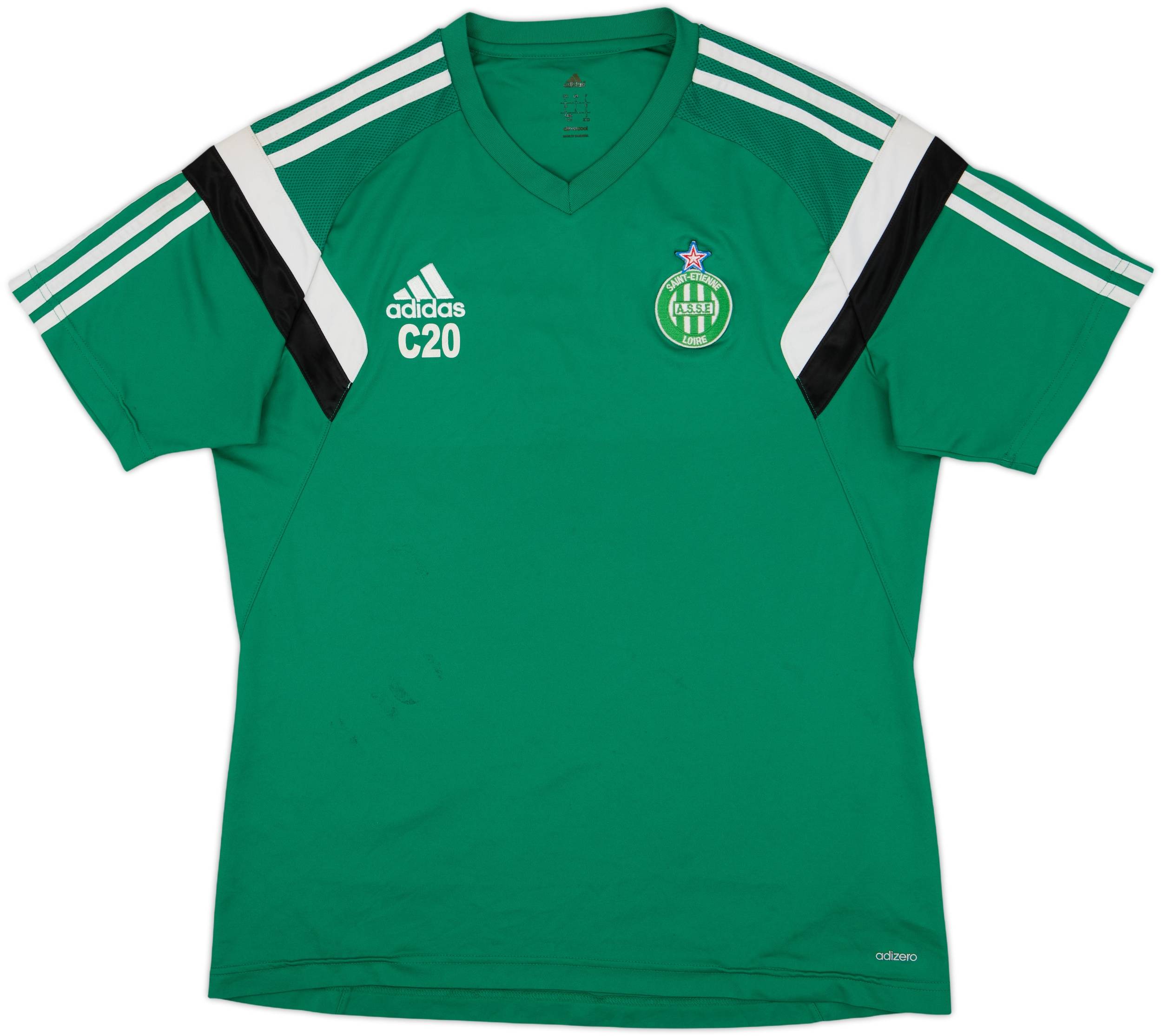 2014-15 Saint-Etienne Player Issue adidas Training Shirt C20 - 4