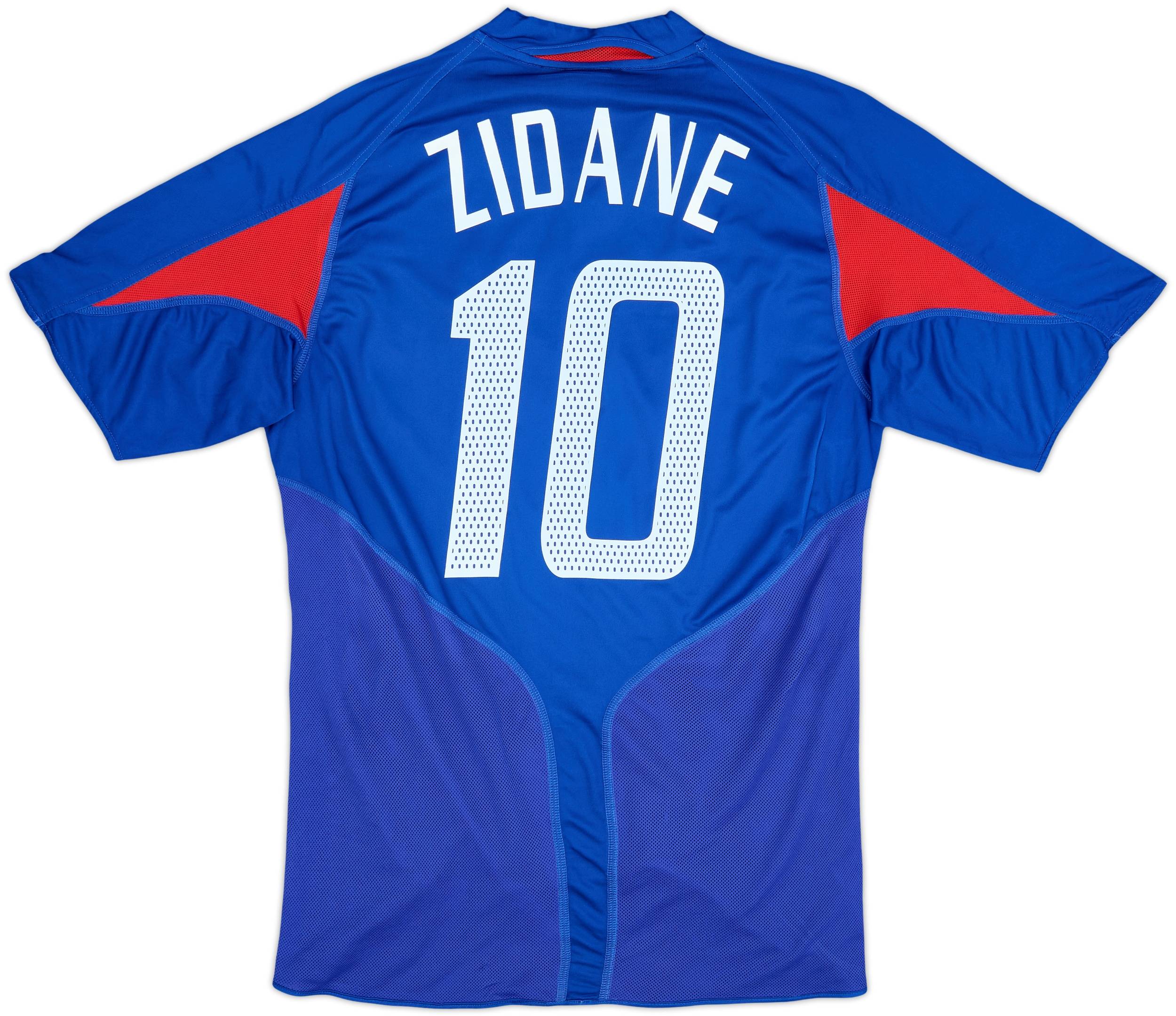 2004-06 France Home Shirt Zidane #10 - 6/10 - (M)