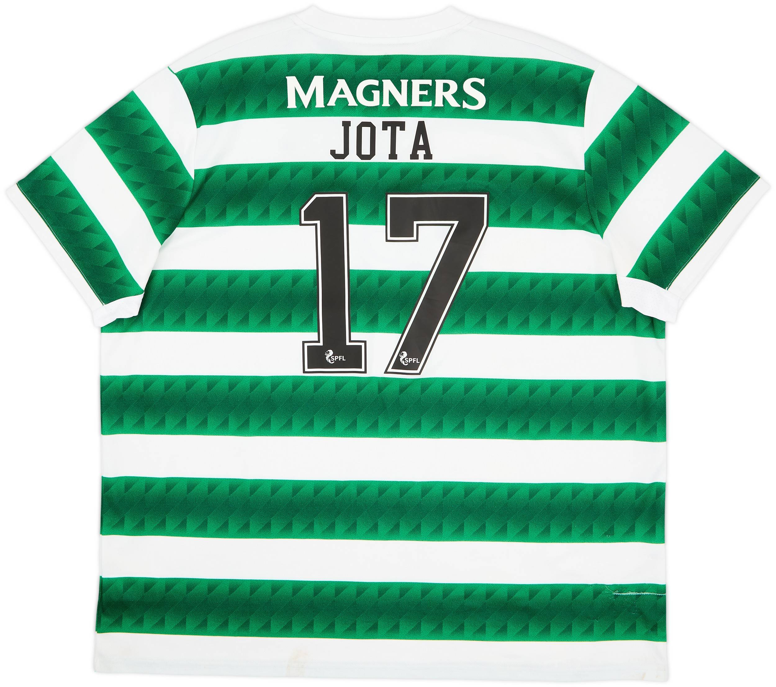 スポーツ CorinthianProStars JimmyJohnstone Celtic 2022-23 Celtic Home Shirt Jota #17 - 5/10 - (3XL)