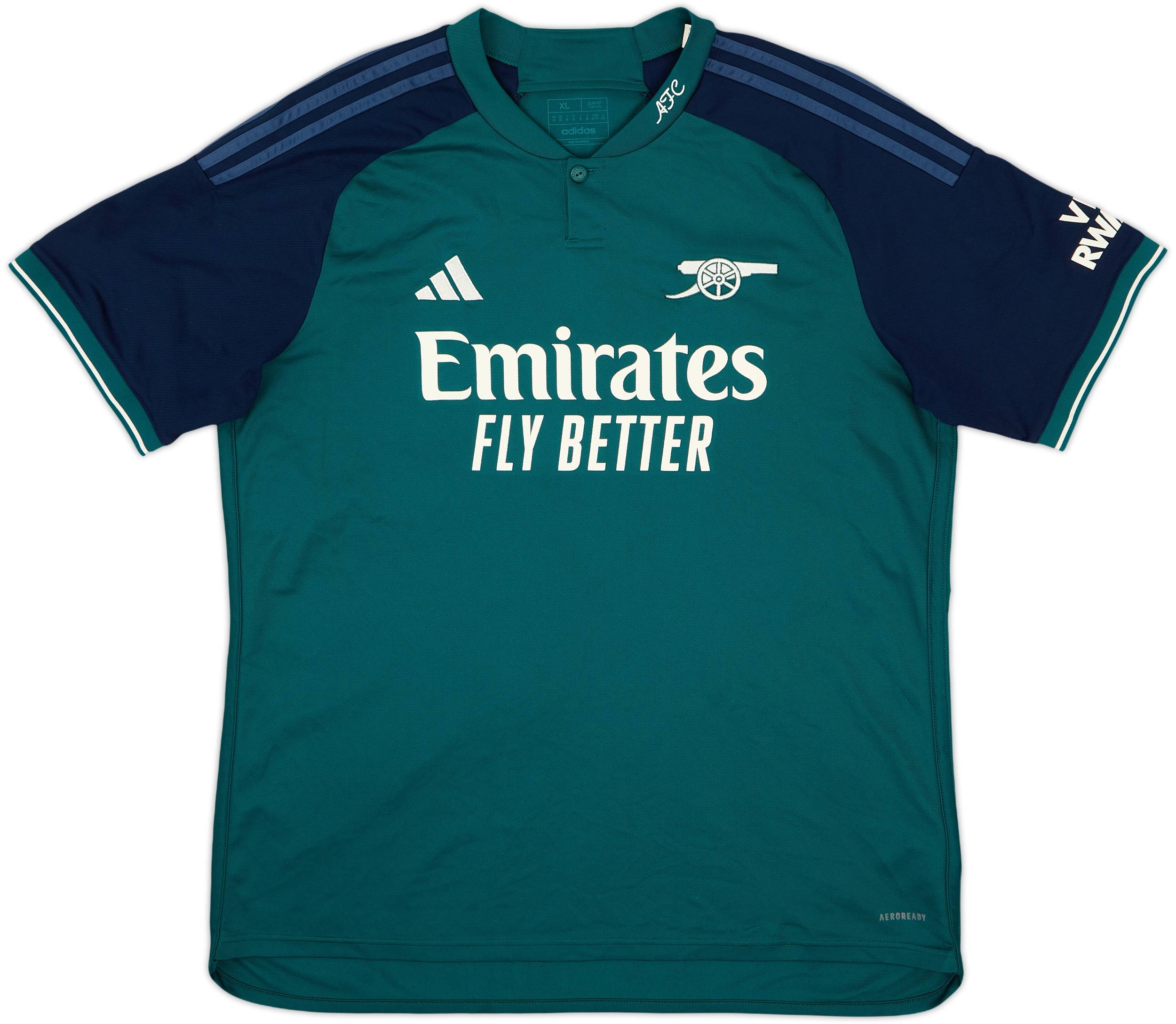 2023-24 Arsenal Third Shirt Saka #7 - 9/10 - (XL)