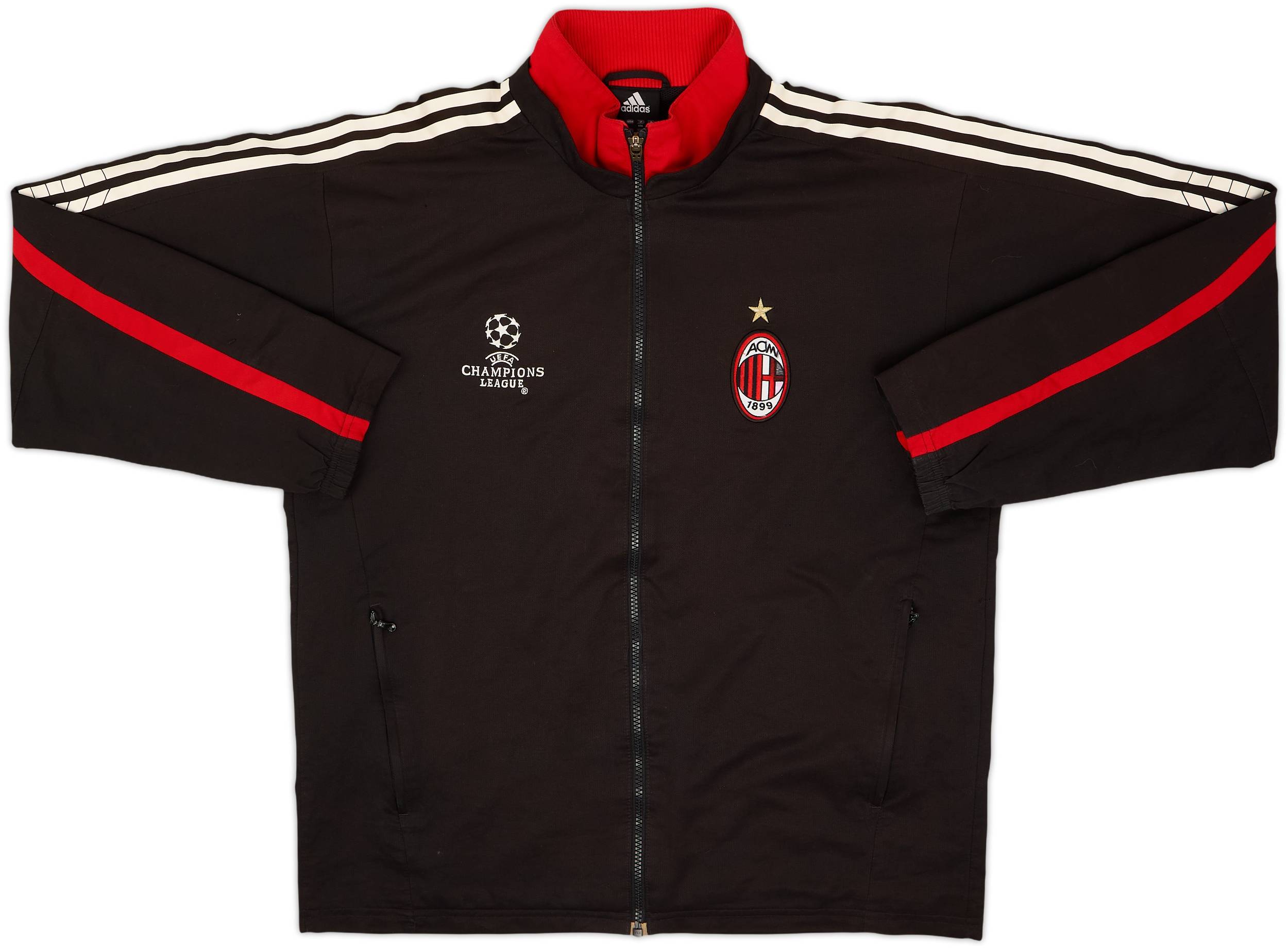 2005-06 AC Milan adidas Track Jacket - 8/10 - (M)