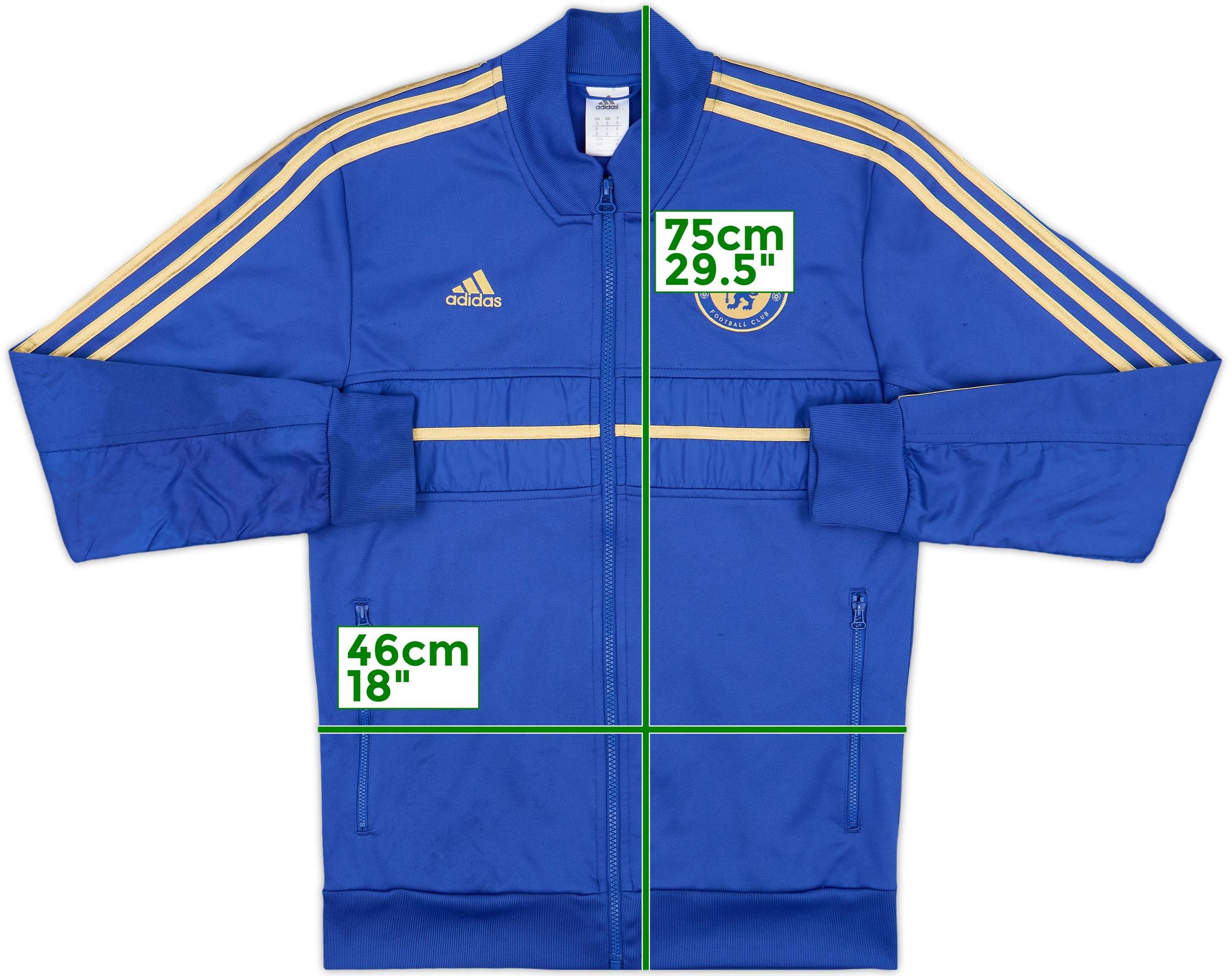激レア！　Chelsea FC adidas ジャケット 2007-08 Chelsea adidas Hooded Rain Jacket - 9/10 - (L)