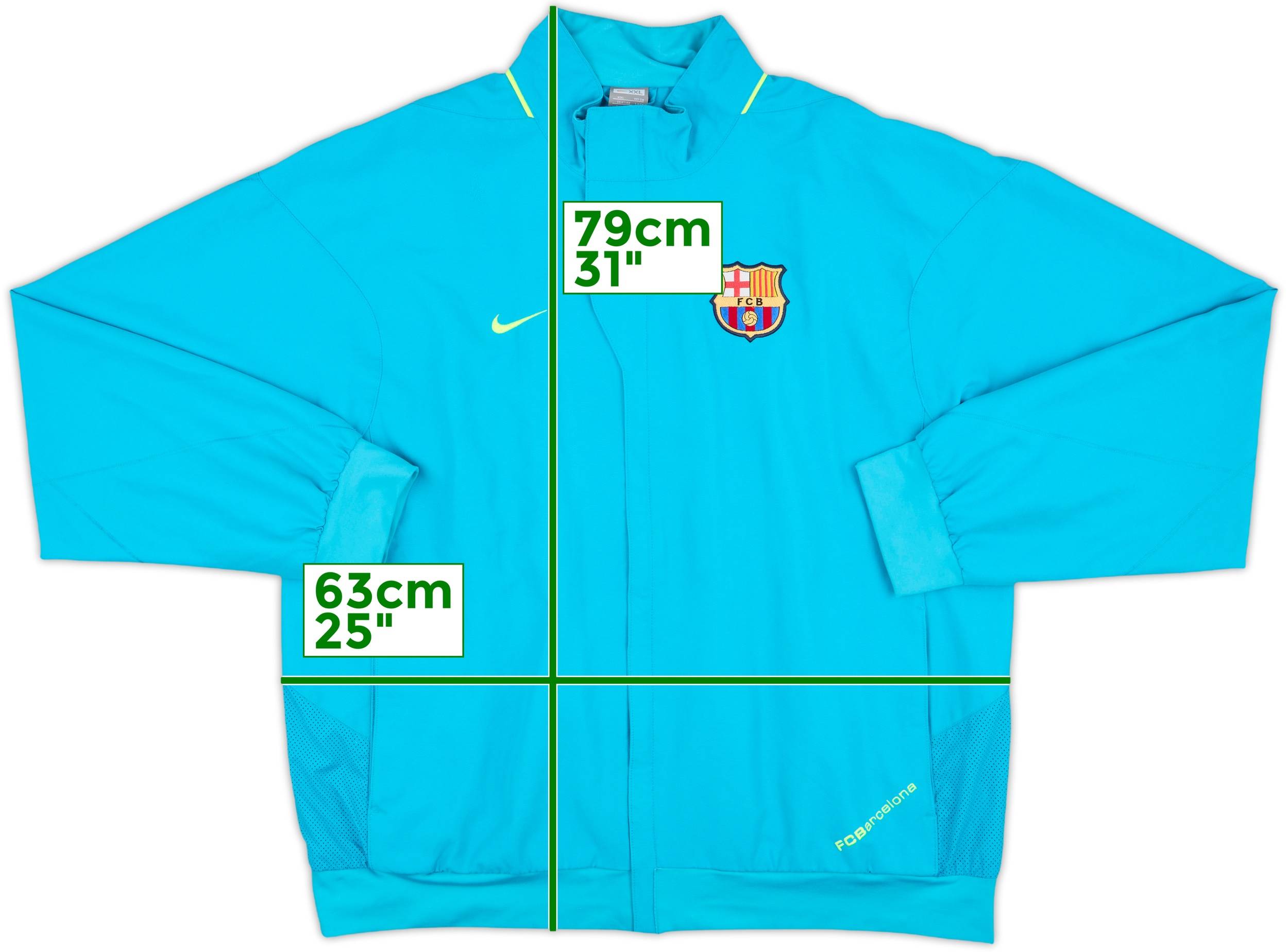 2007-08 Barcelona Nike Track Jacket - 8/10 - (XXL)