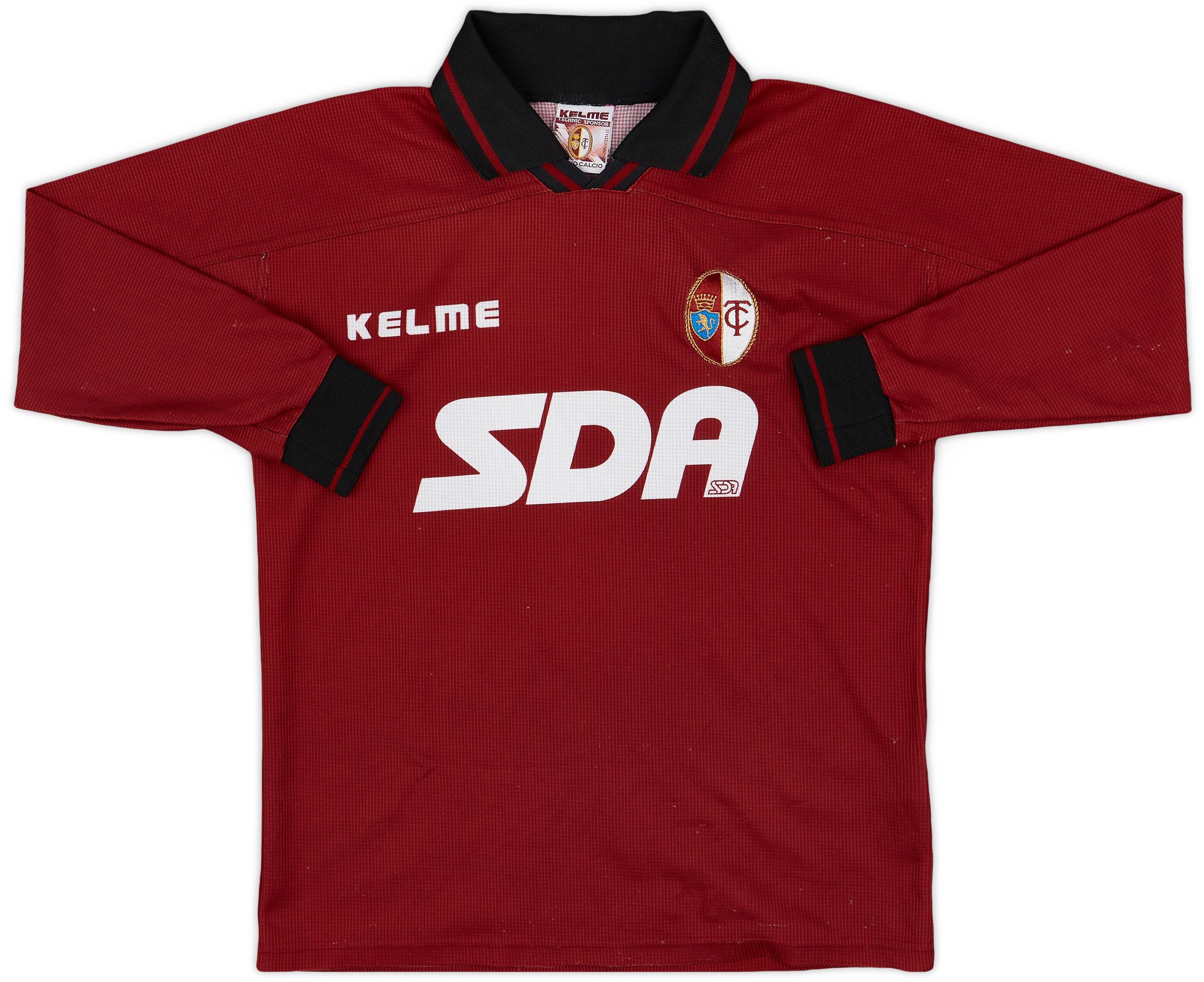1997-98 Torino Home L/S Shirt #7 - 6/10 - (XL.Boys)
