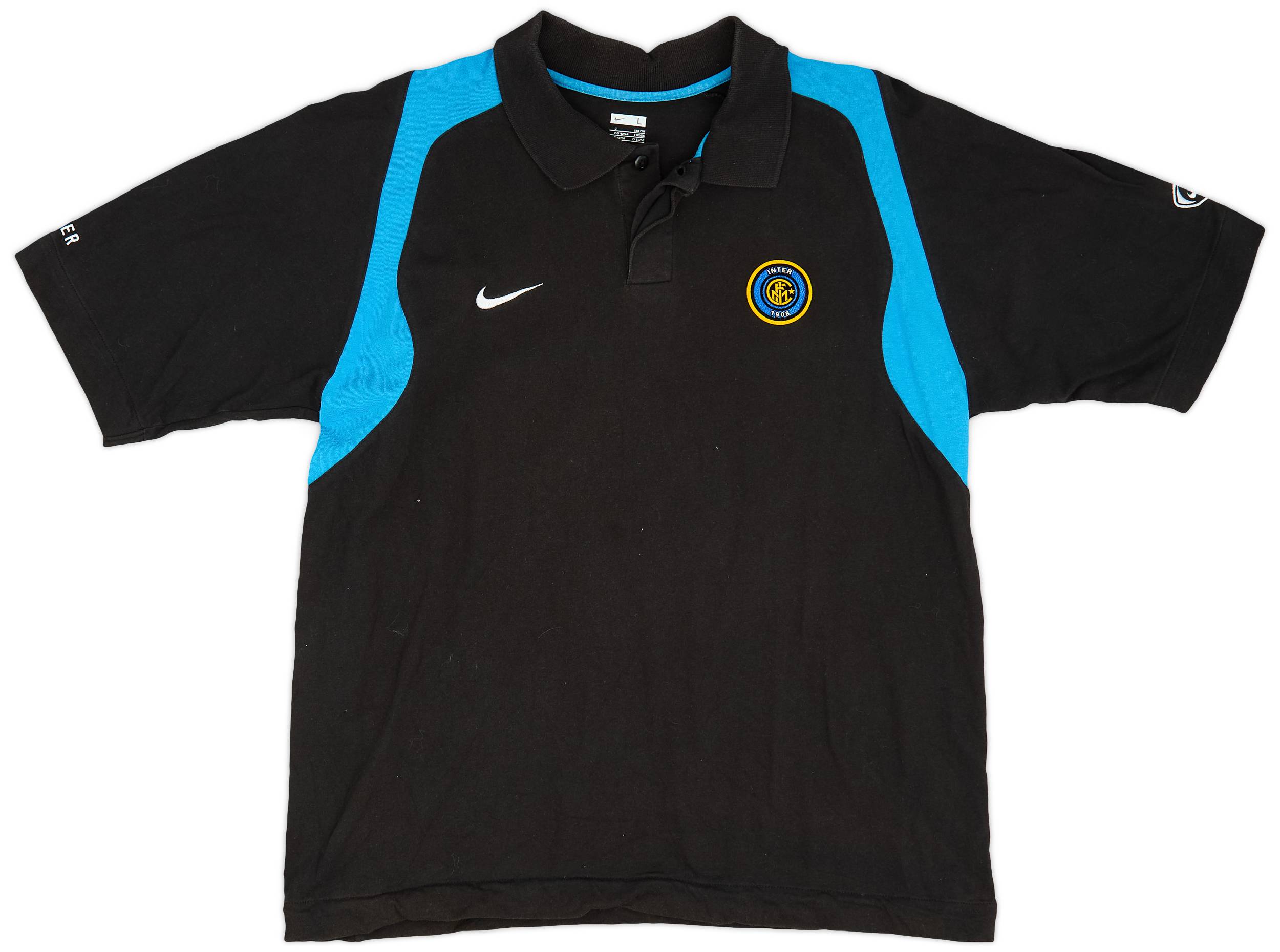 2007 08 Inter Milan Nike Polo Shirt 8 10 L