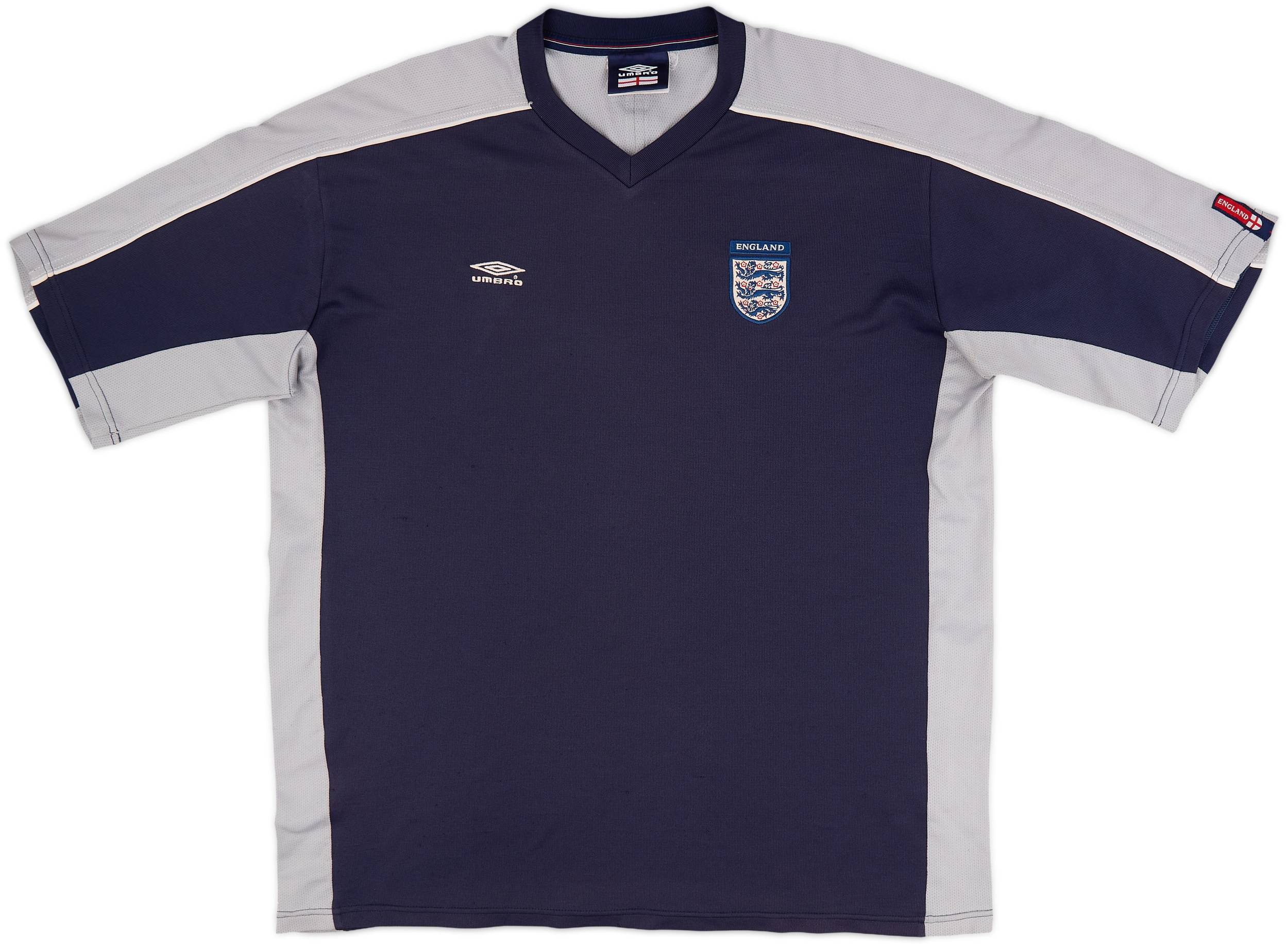 2000-02 England Umbro Polo Shirt - 7/10 - (XXL)