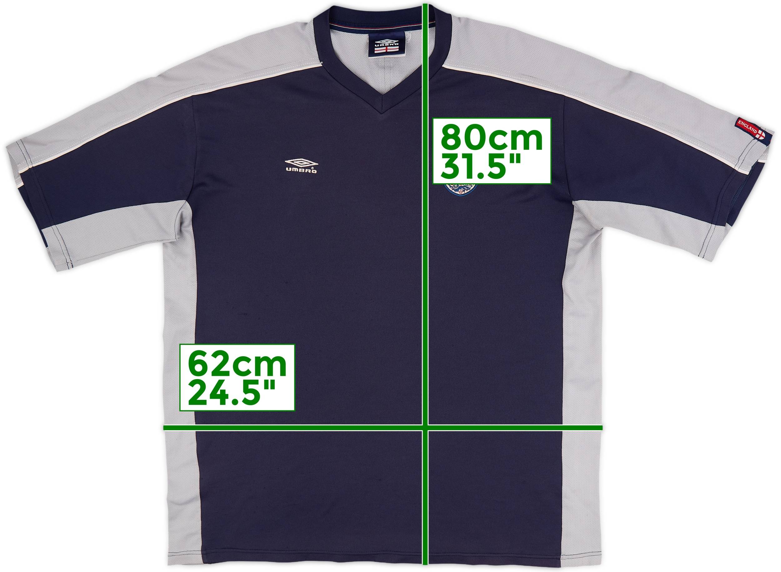 2000-02 England Umbro Polo Shirt - 7/10 - (XXL)
